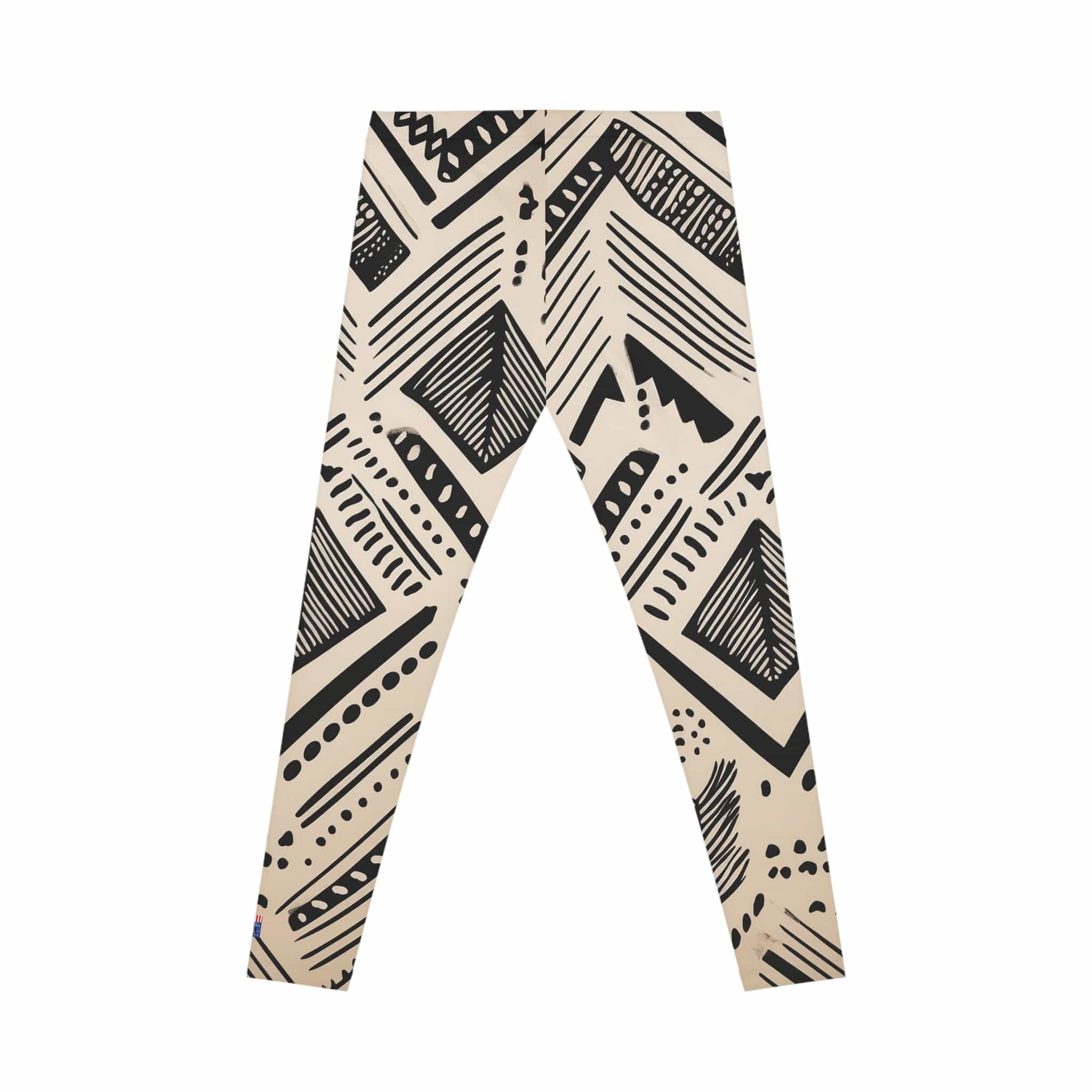 Mud Cloth Movement Leggings – Modern Tribal Energy All Over Prints