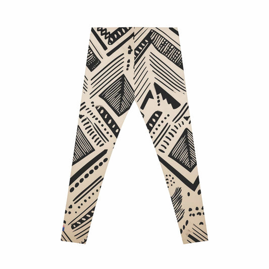 Mud Cloth Movement Leggings – Modern Tribal Energy All Over Prints