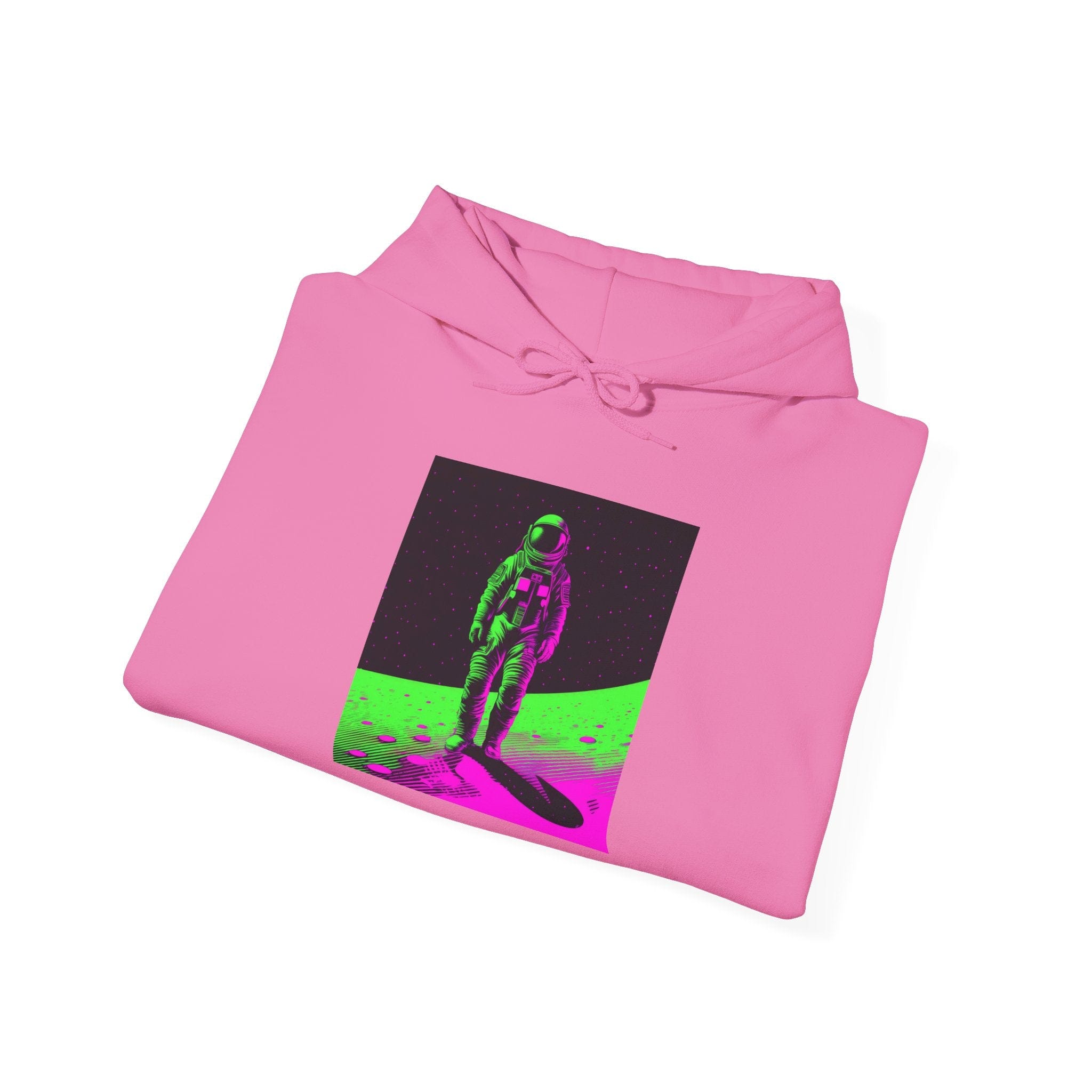 Neon Astronaut Heavy Blend™ Hoodie – Cosmic Streetwear Edition 🚀✨ Hoodie