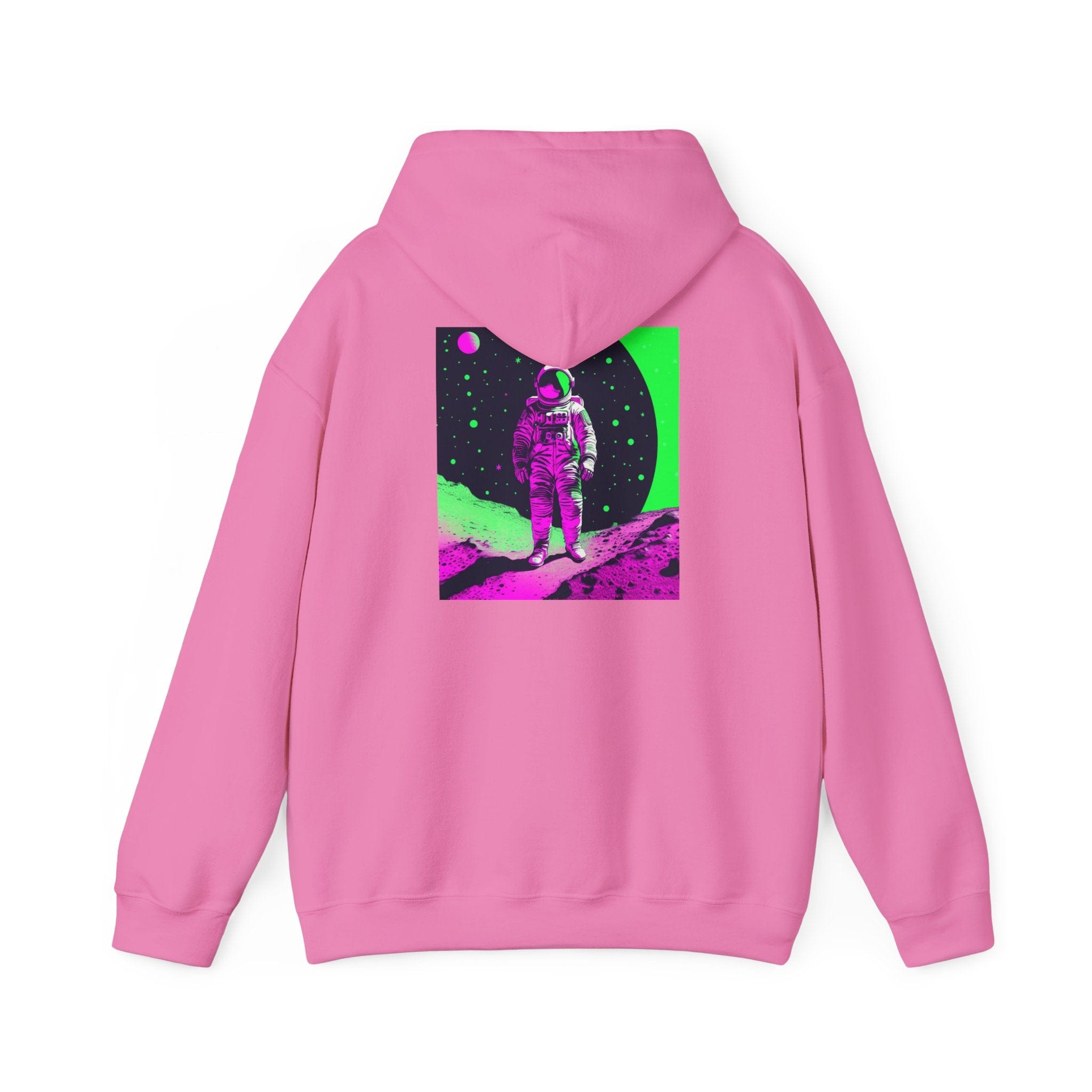 Neon Astronaut Heavy Blend™ Hoodie – Cosmic Streetwear Edition 🚀✨ Hoodie