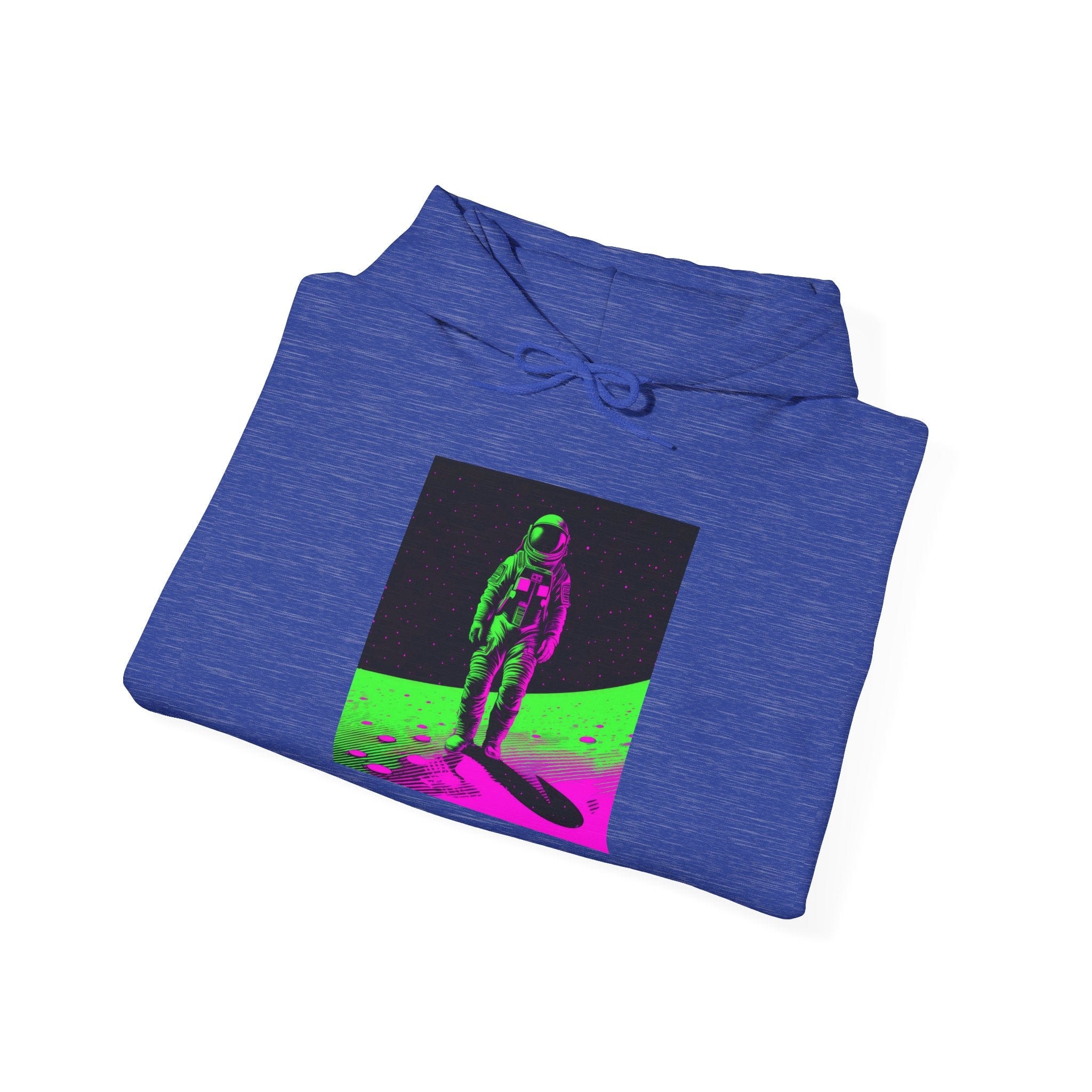 Neon Astronaut Heavy Blend™ Hoodie – Cosmic Streetwear Edition 🚀✨ Hoodie