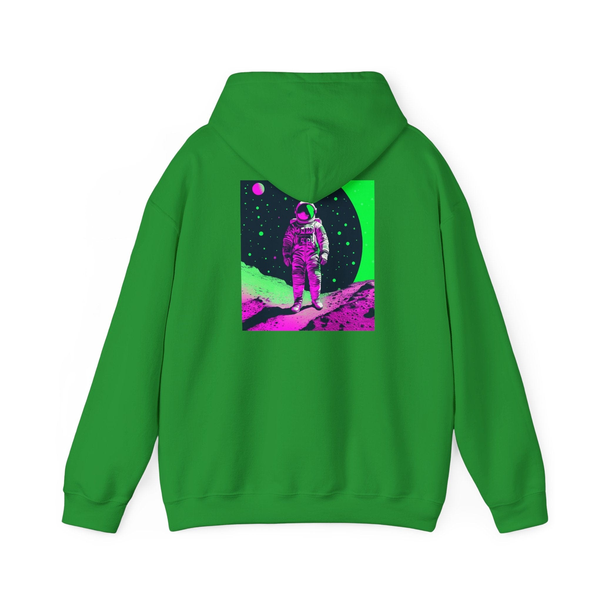 Neon Astronaut Heavy Blend™ Hoodie – Cosmic Streetwear Edition 🚀✨ Hoodie