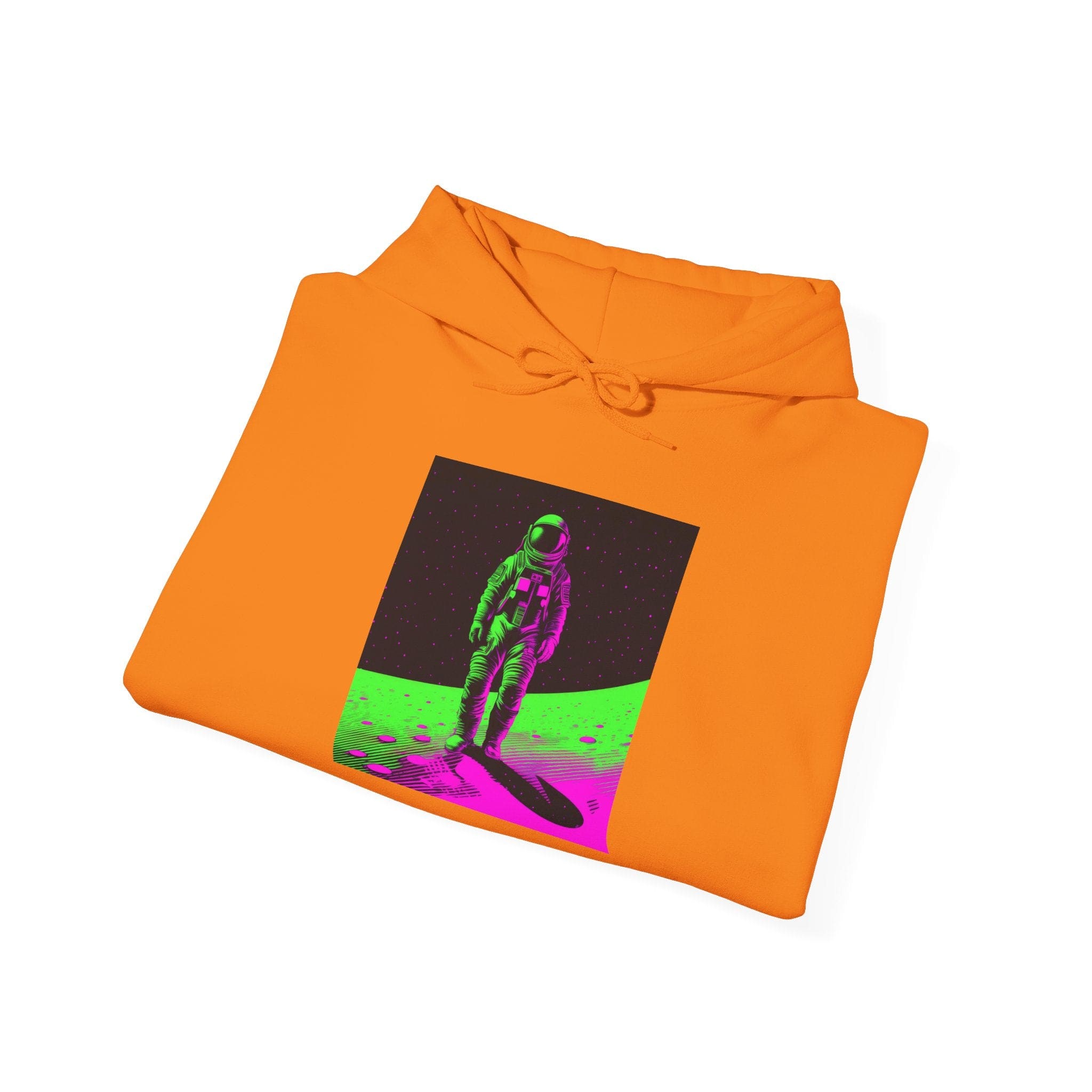 Neon Astronaut Heavy Blend™ Hoodie – Cosmic Streetwear Edition 🚀✨ Hoodie
