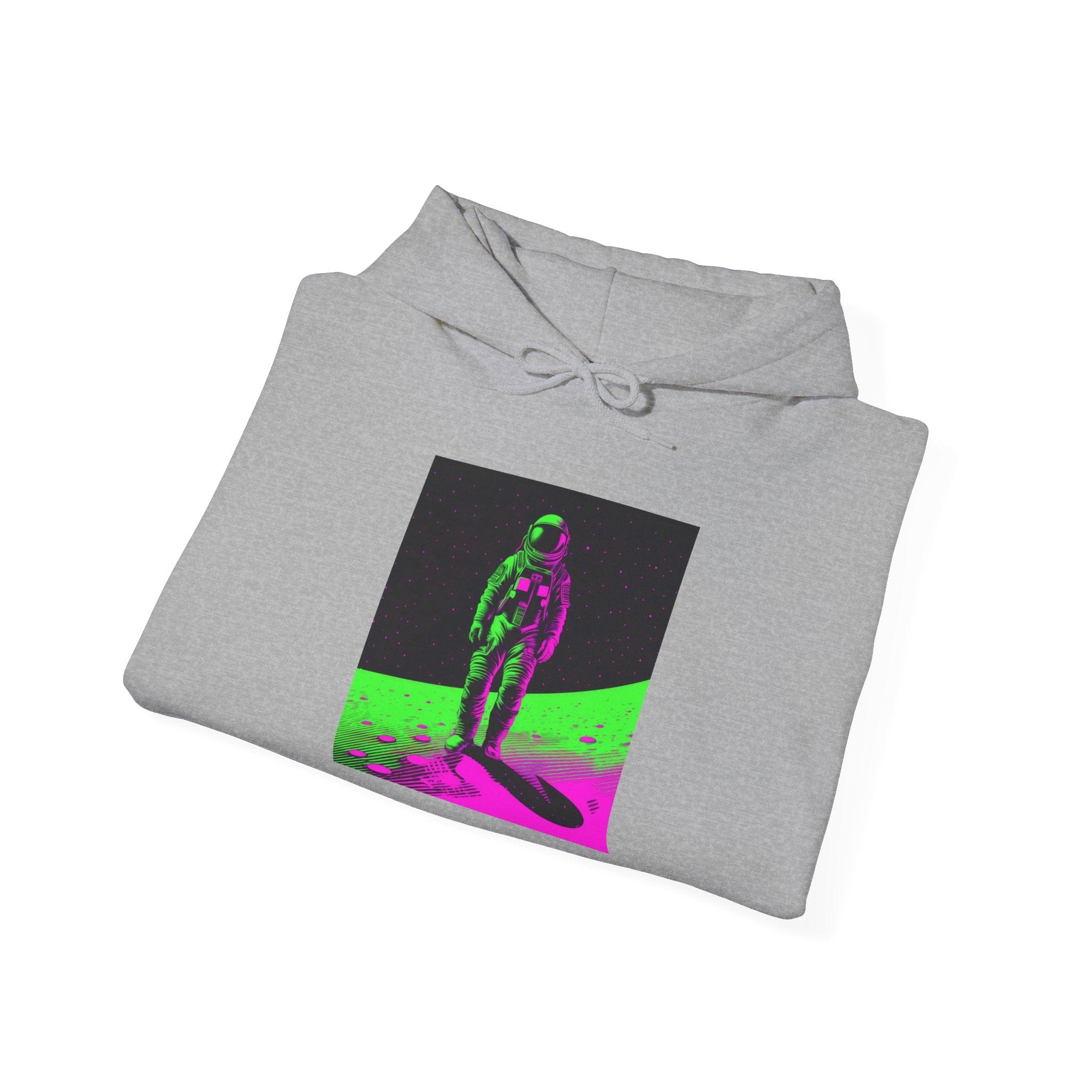 Neon Astronaut Heavy Blend™ Hoodie – Cosmic Streetwear Edition 🚀✨ Hoodie