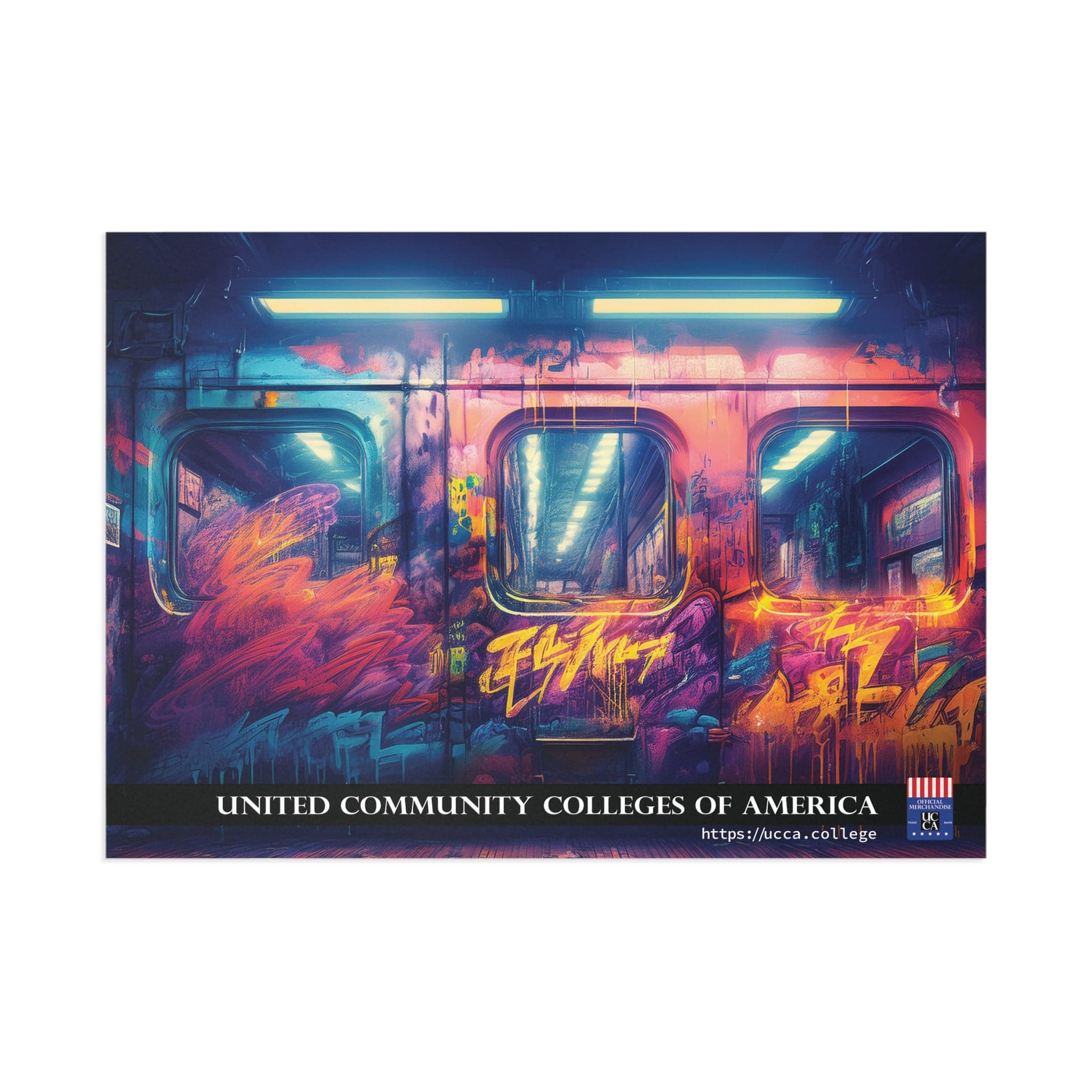Neon Dreams in Motion: UCCA Fine Art Postcards - 2 sizes available 7