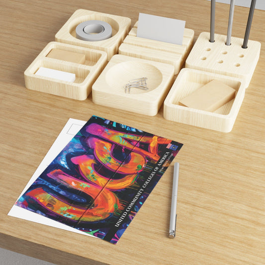 Neon Energy Burst: UCCA Fine Art Postcard - 2 sizes available Paper products