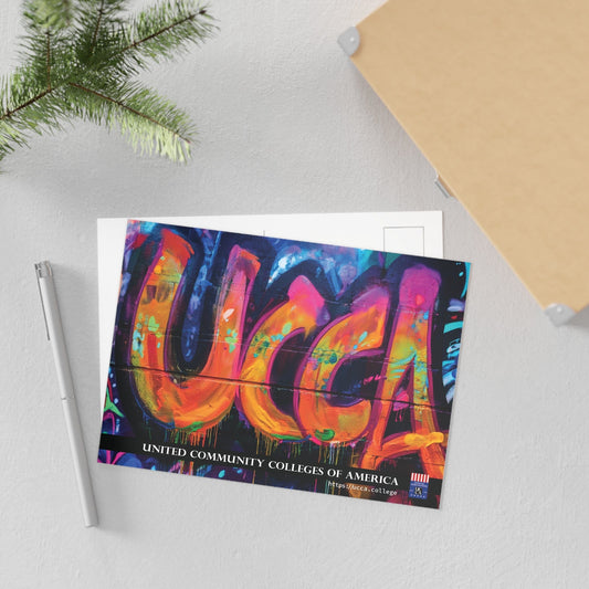 Neon Energy Burst: UCCA Fine Art Postcard - 2 sizes available Paper products