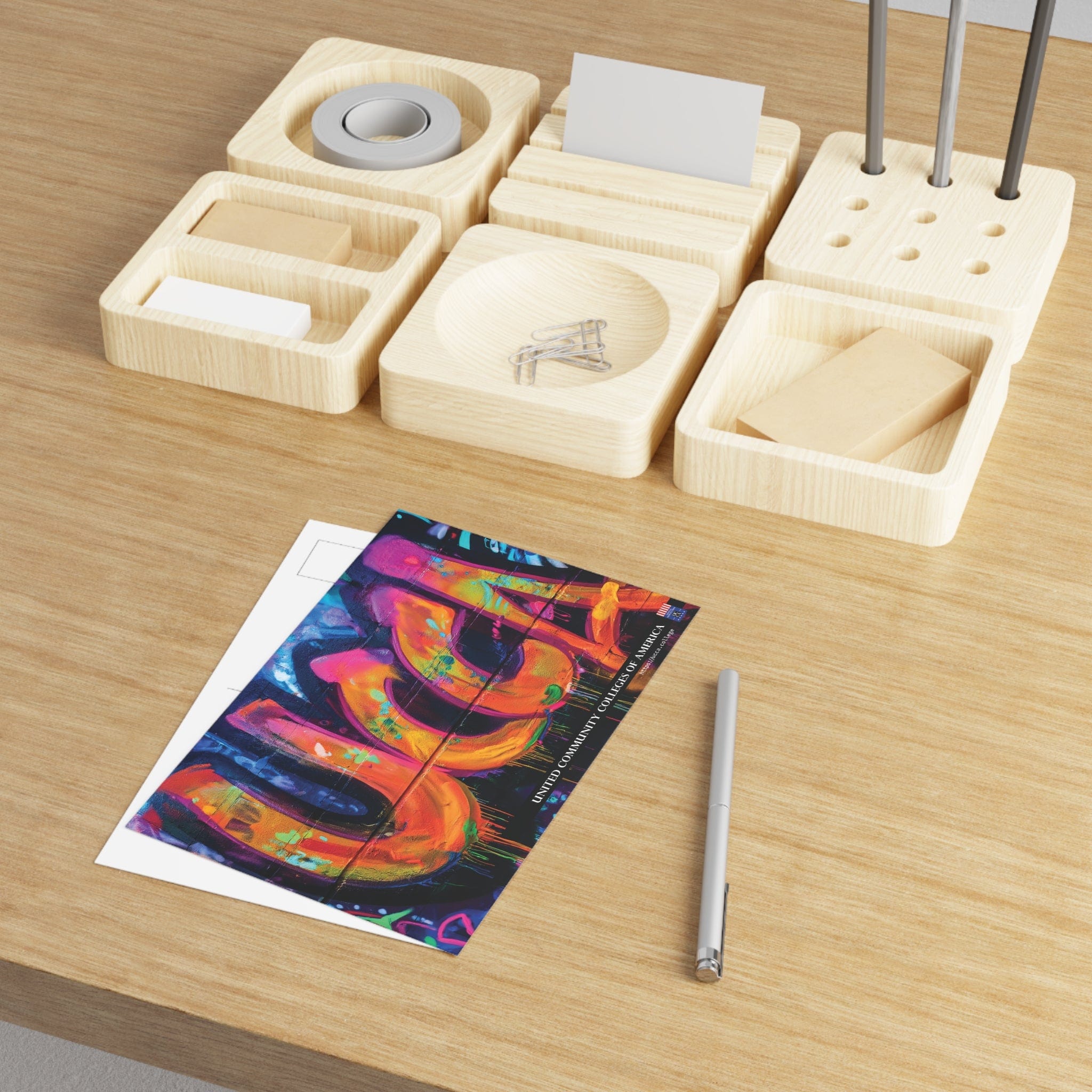 Neon Energy Burst: UCCA Fine Art Postcard - 2 sizes available Paper products