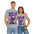 "Neon Muse" Double-sided graphic tee -  Unisex Heavy Cotton Tee Sport Grey / S T-Shirt