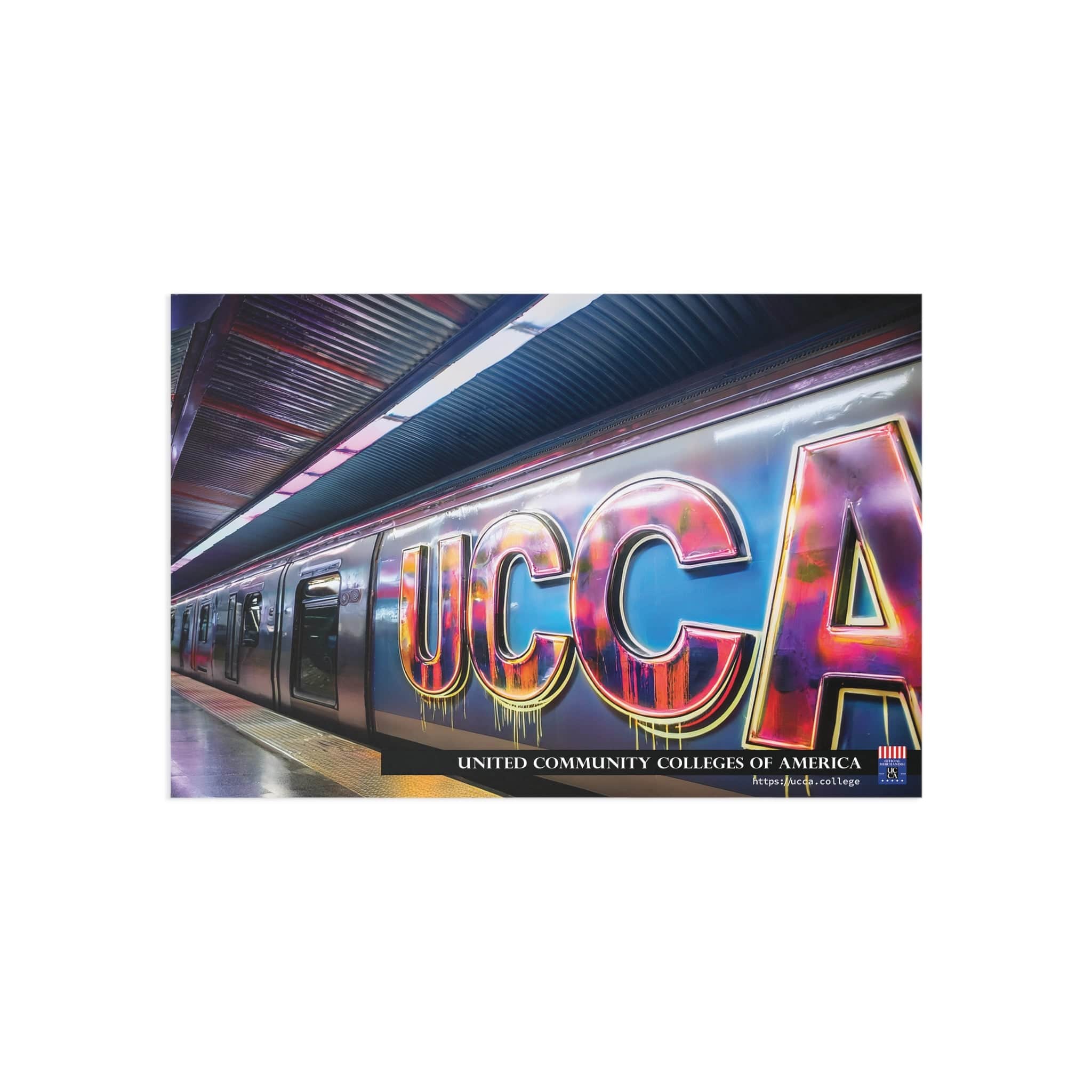 Neon Subway Marvel: UCCA Fine Art Postcard - 2 sizes available 6