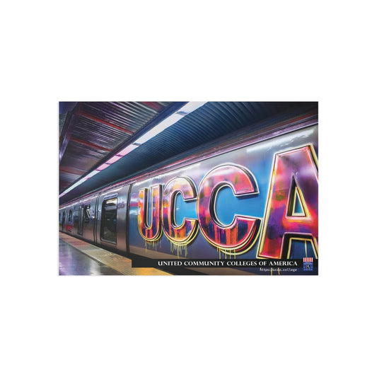 Neon Subway Marvel: UCCA Fine Art Postcard - 2 sizes available 6" x 4" / 1 pc / Glossy Paper products