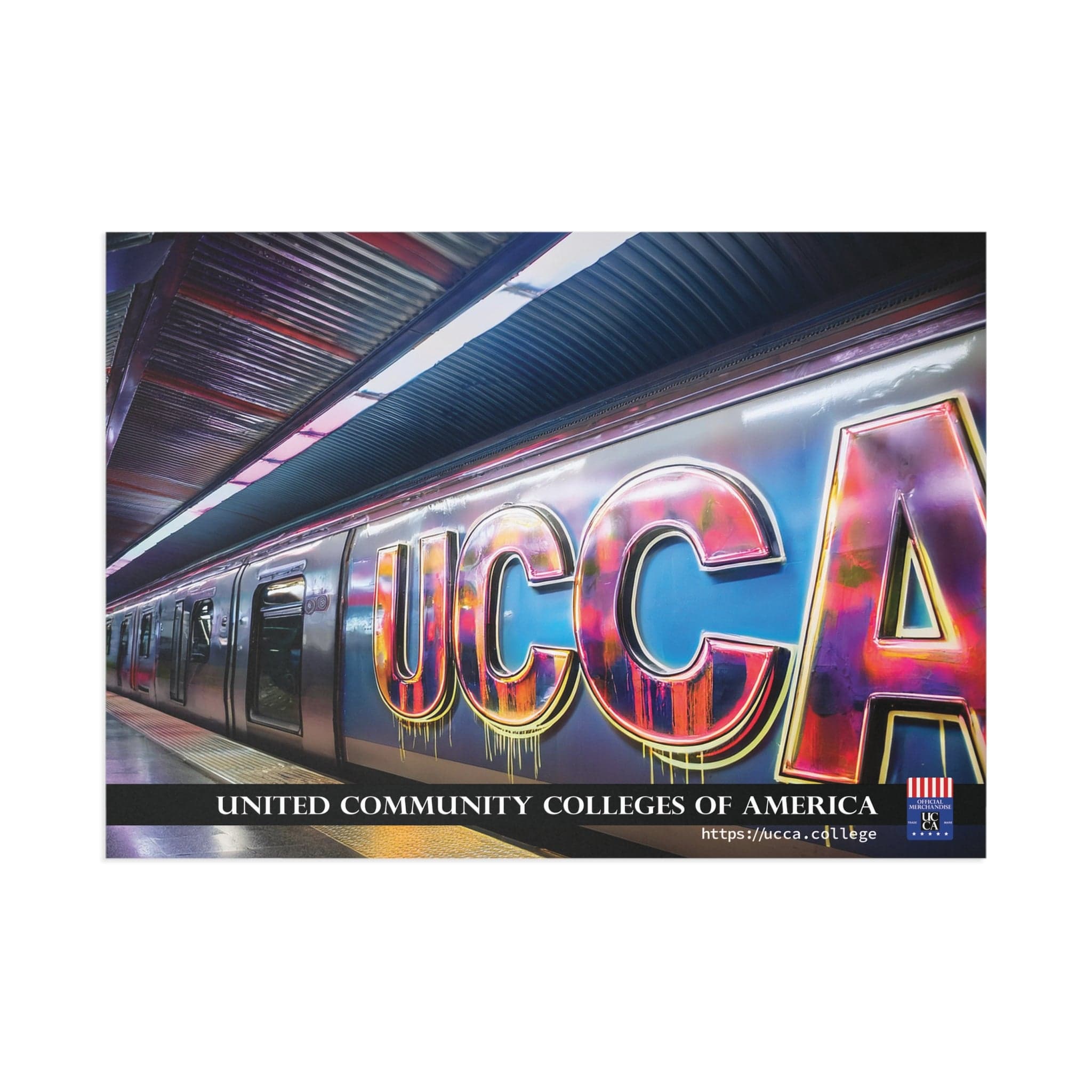 Neon Subway Marvel: UCCA Fine Art Postcard - 2 sizes available 7