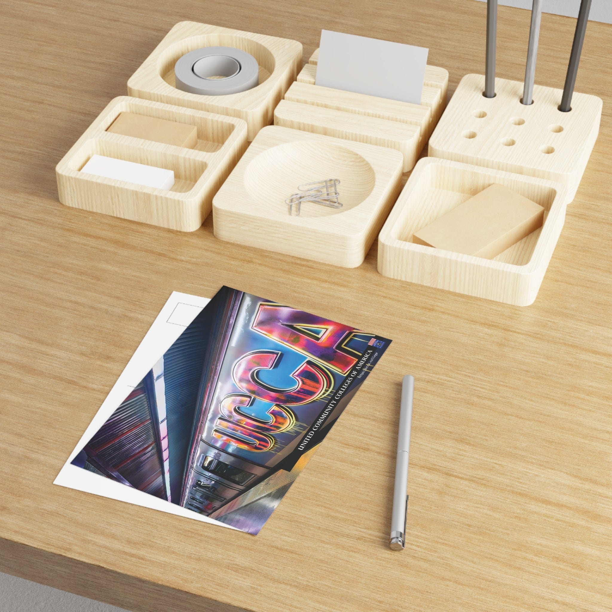 Neon Subway Marvel: UCCA Fine Art Postcard - 2 sizes available Paper products