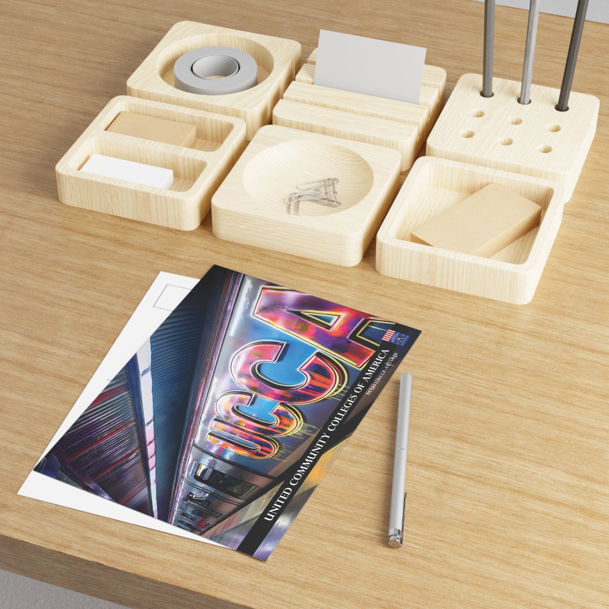Neon Subway Marvel: UCCA Fine Art Postcard - 2 sizes available Paper products