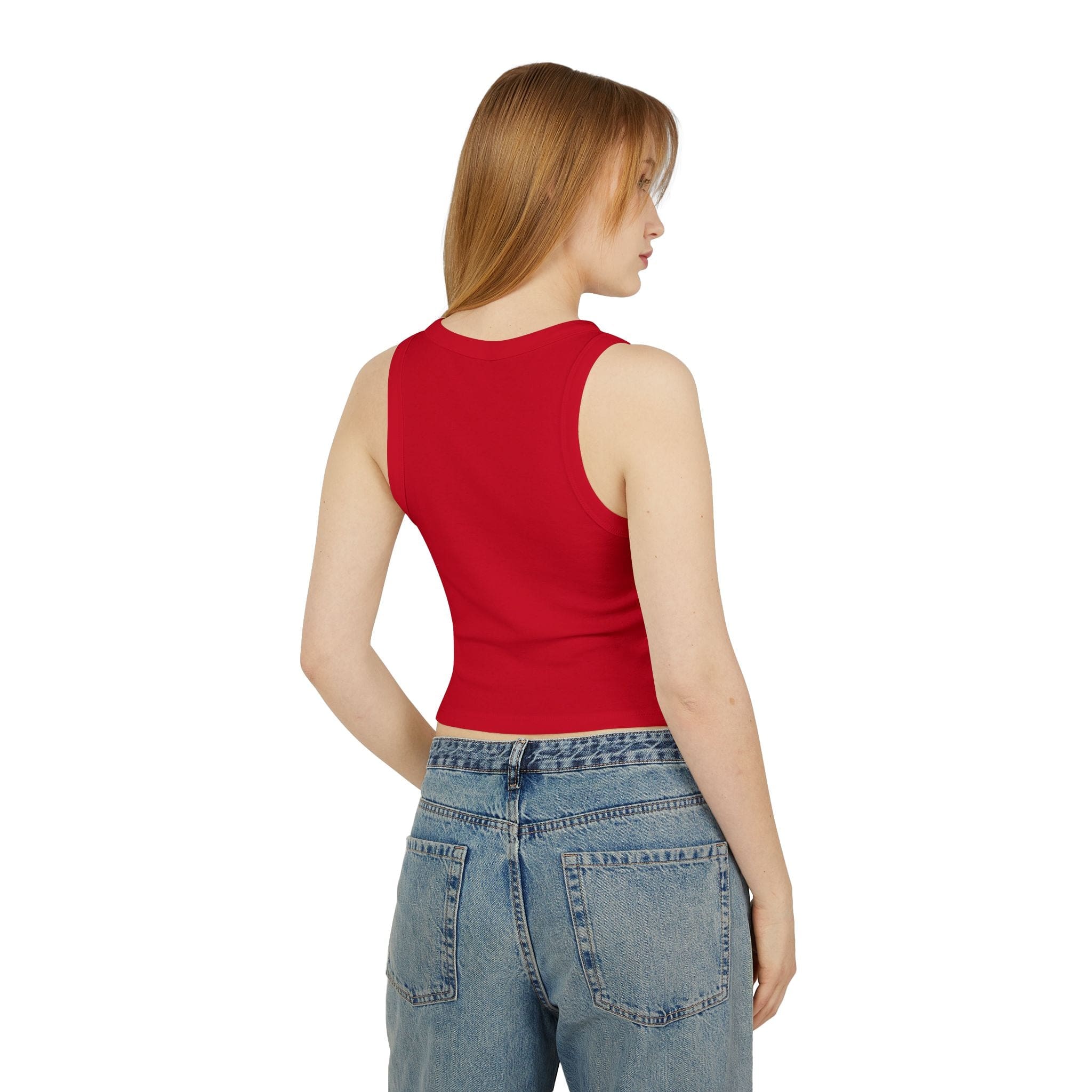 Pixel Party Ribbed Tank – Retro Gamer Crop Tank Top