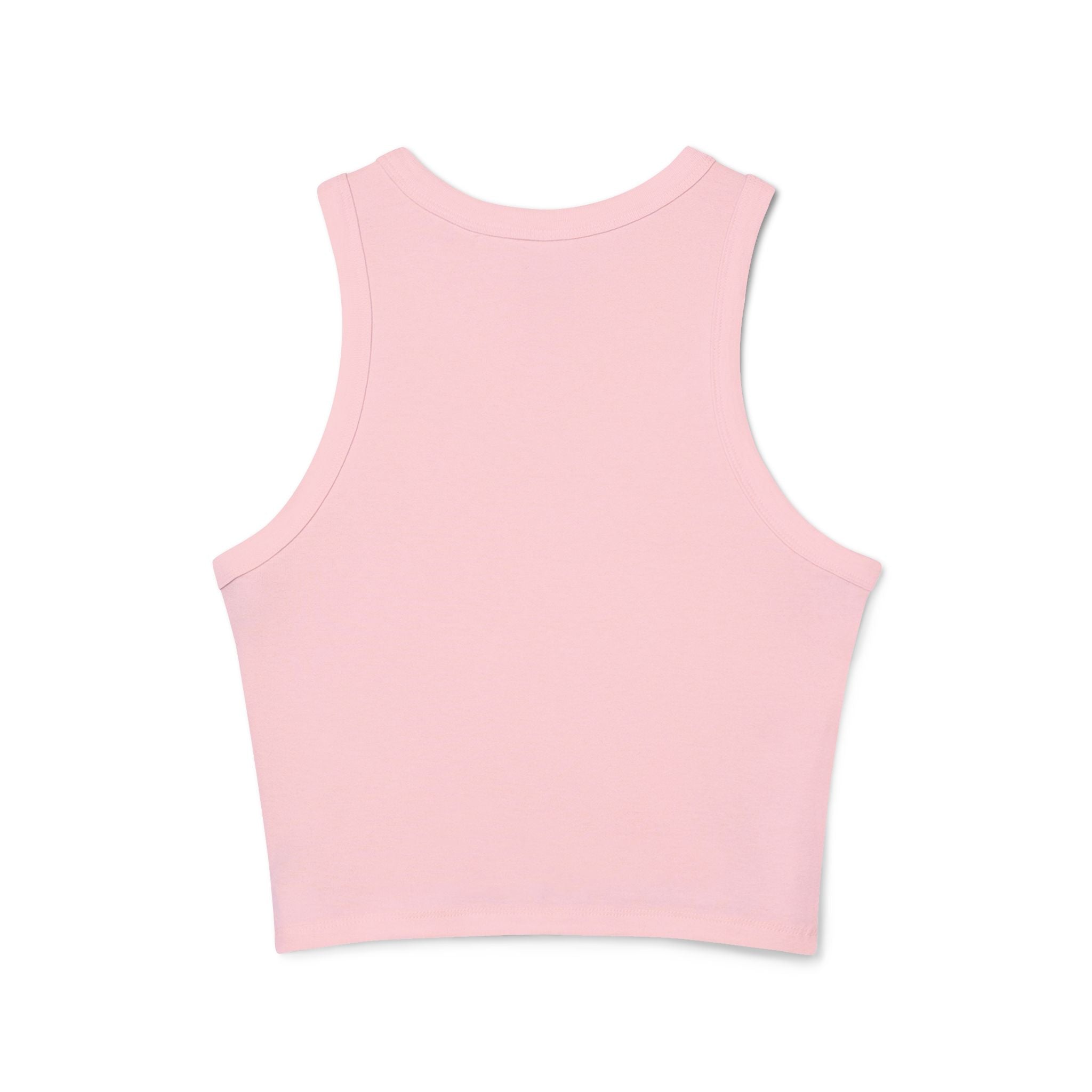 Pixel Party Ribbed Tank – Retro Gamer Crop Tank Top