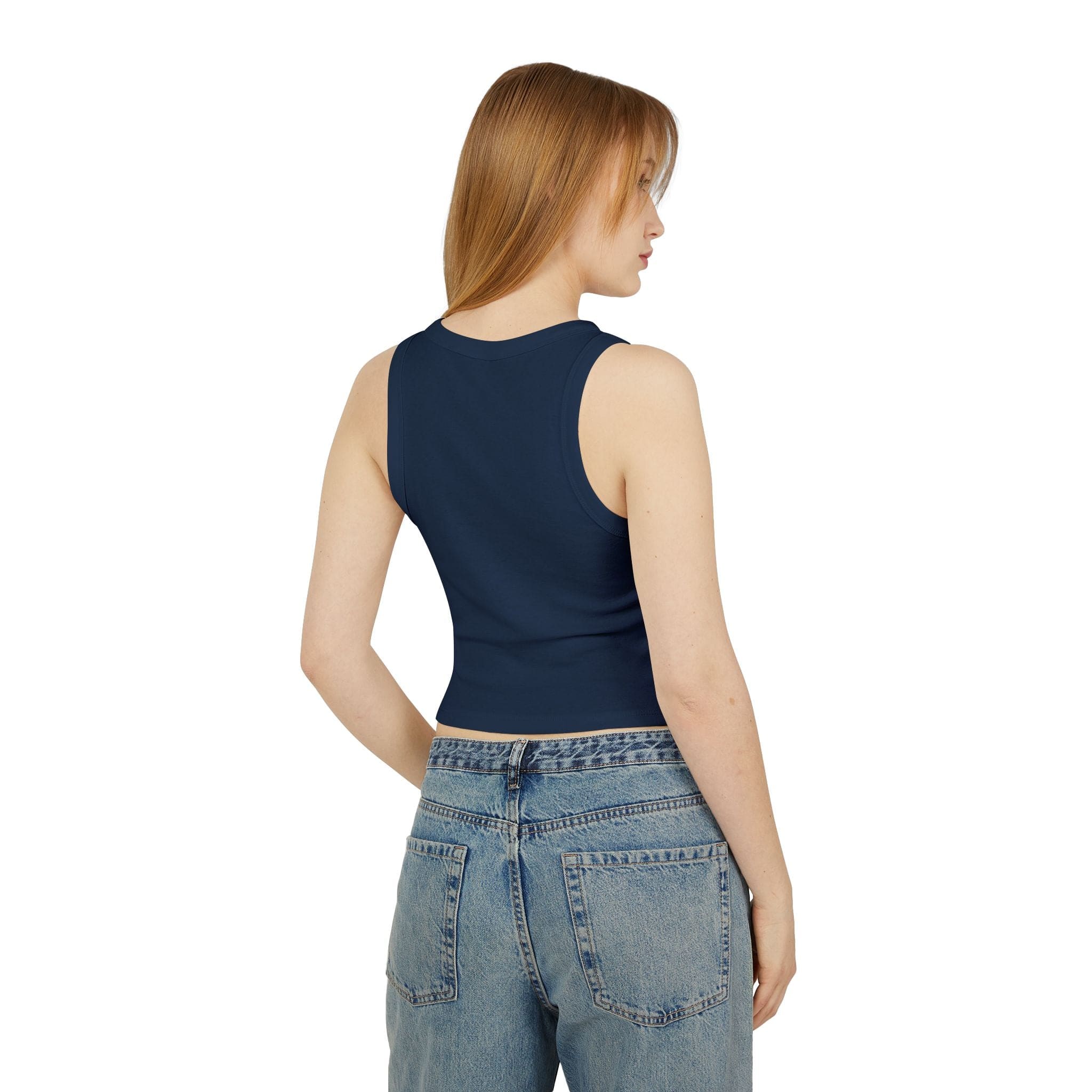 Pixel Party Ribbed Tank – Retro Gamer Crop Tank Top