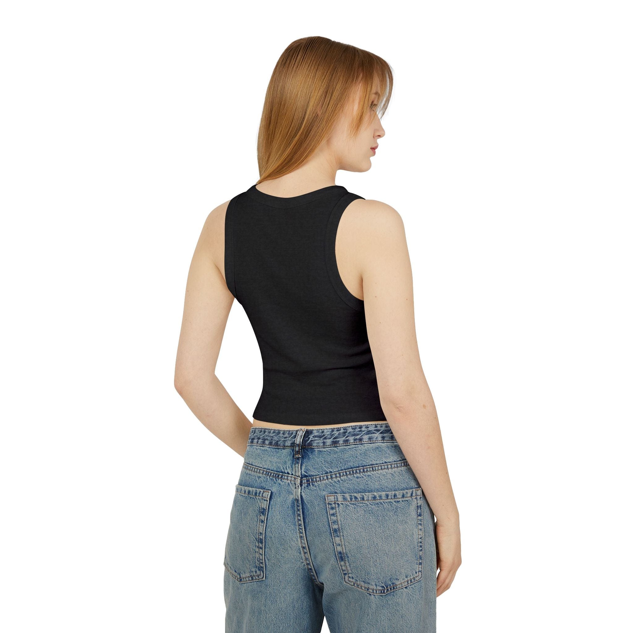 Pixel Party Ribbed Tank – Retro Gamer Crop Tank Top