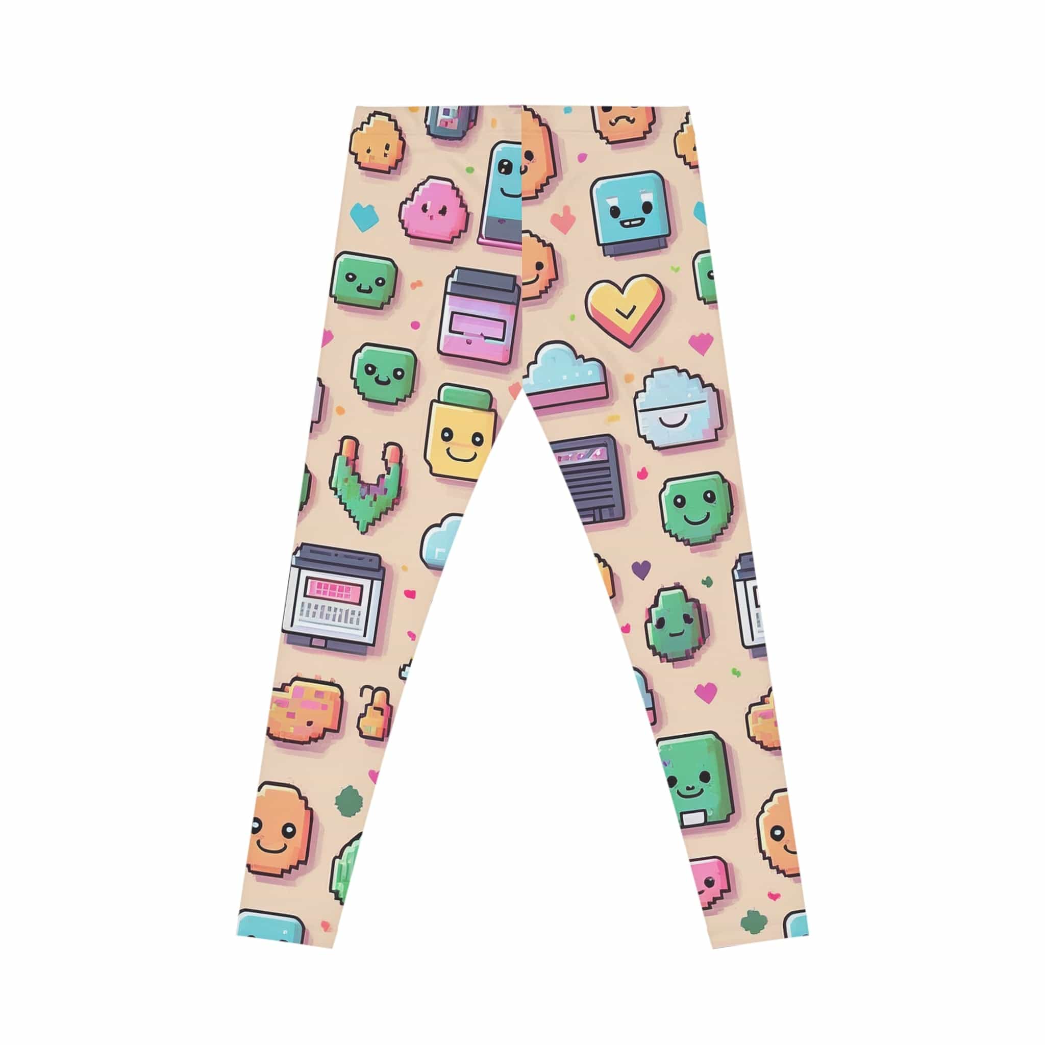 Pixel Vibes Leggings – Kawaii Techcore Comfort All Over Prints