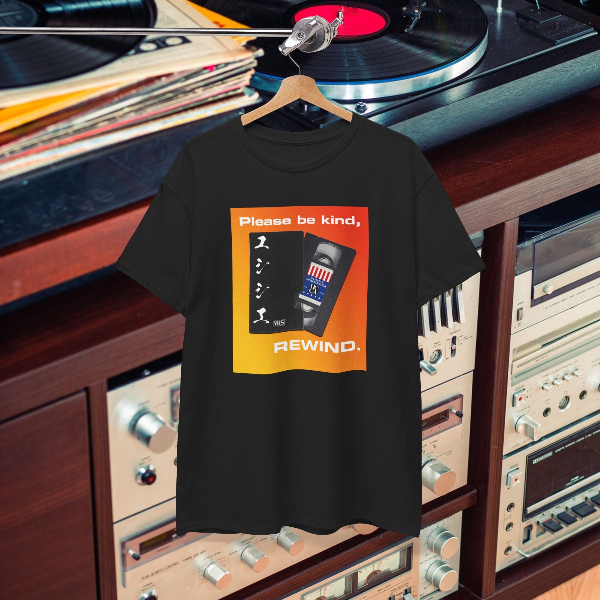 Please Be Kind, Rewind – Unisex Heavy Cotton Tee T-Shirt