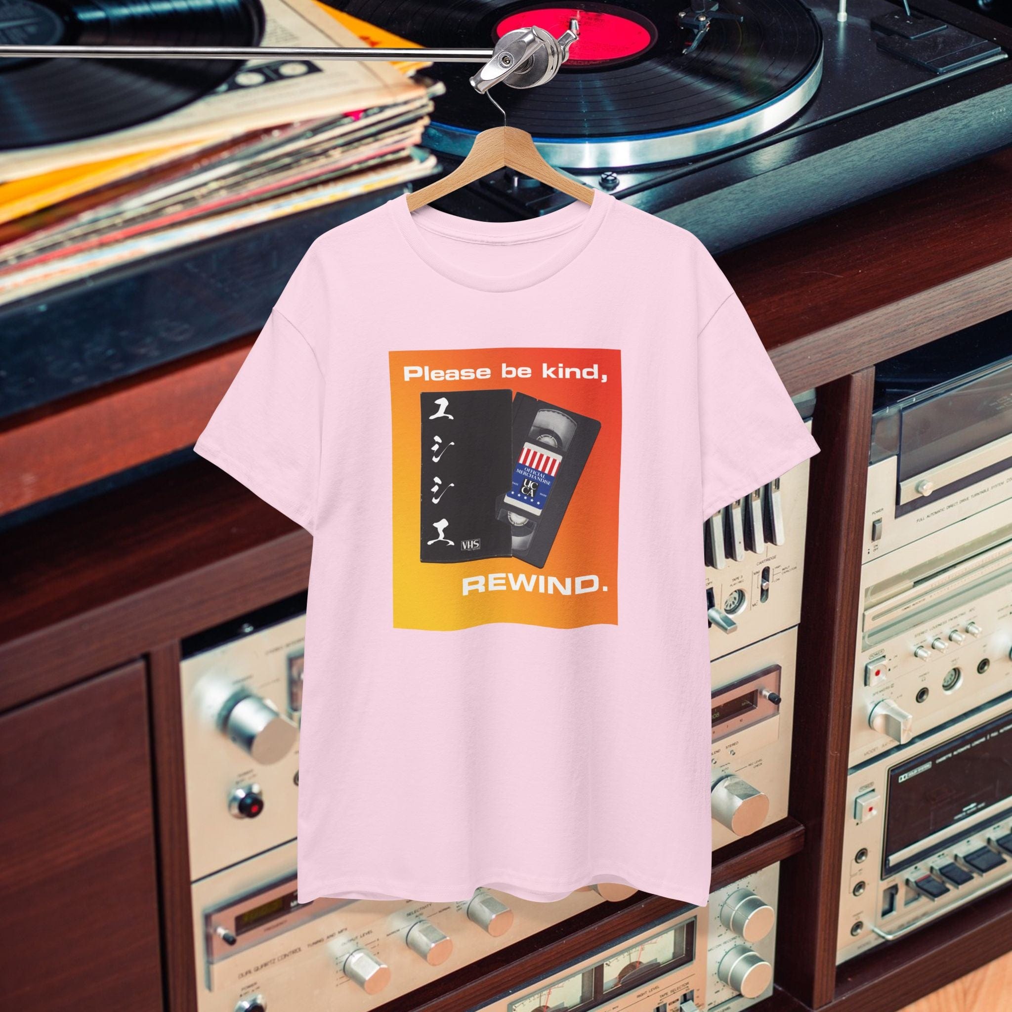 Please Be Kind, Rewind – Unisex Heavy Cotton Tee T-Shirt