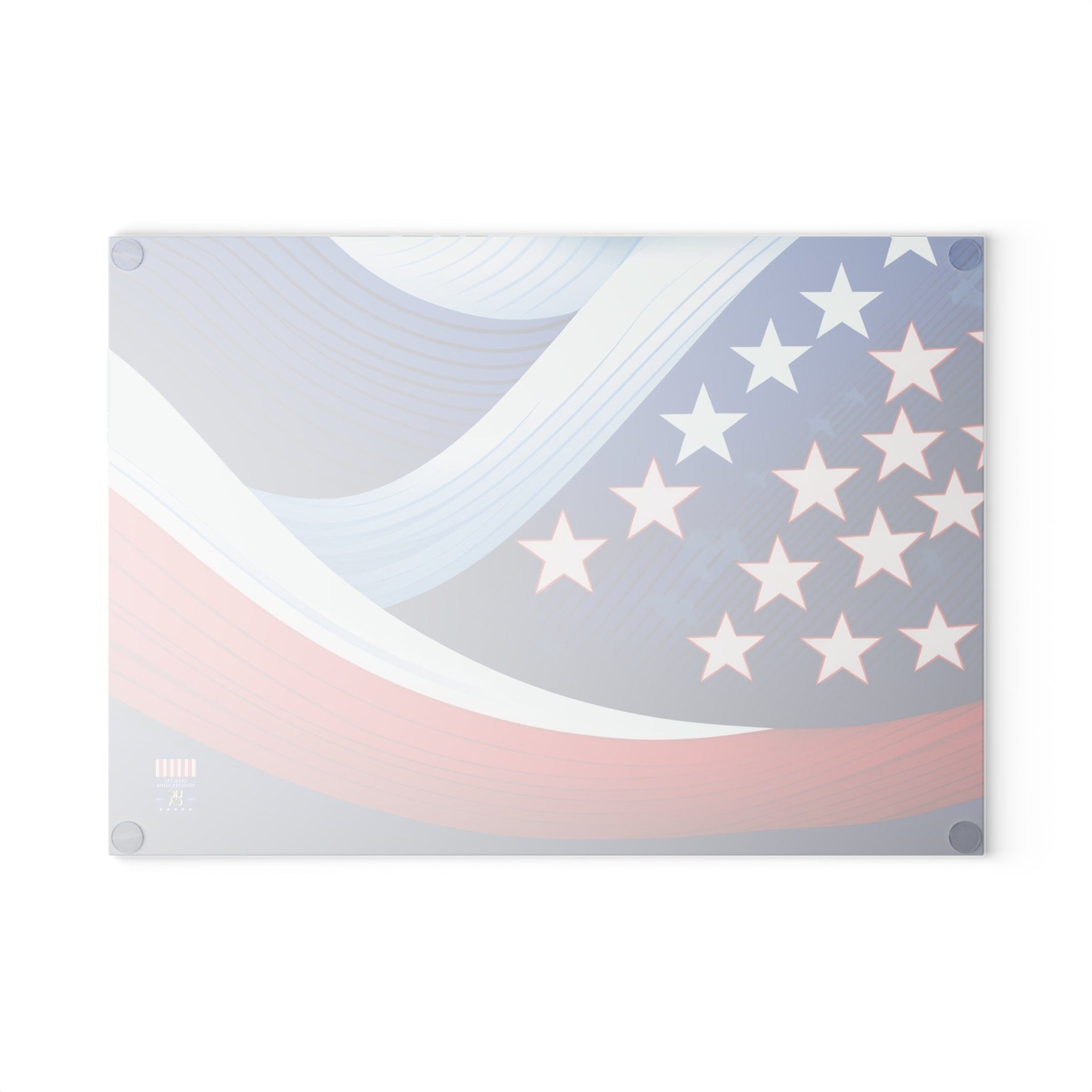 Prep in Style with This Patriotic Glass Cutting Board! Home Decor