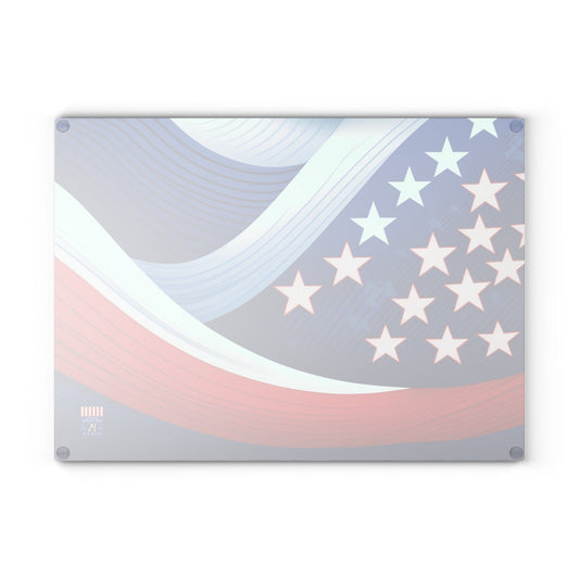 Prep in Style with This Patriotic Glass Cutting Board! Home Decor