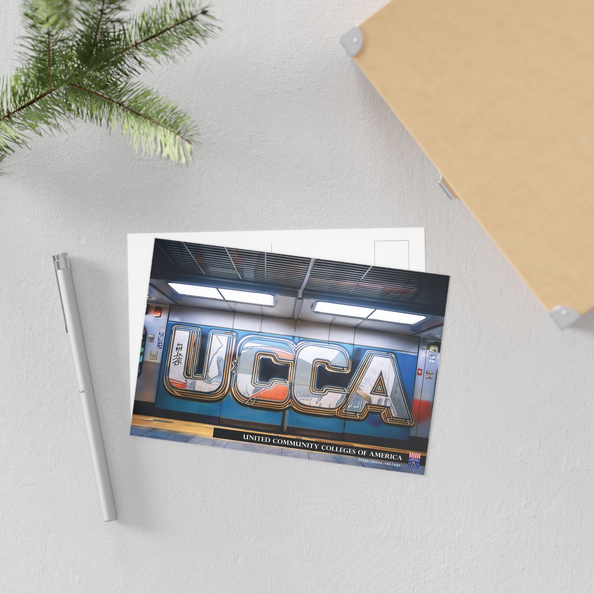 Rainbow Rhapsody: UCCA Fine Art Postcard - 2 sizes available Paper products