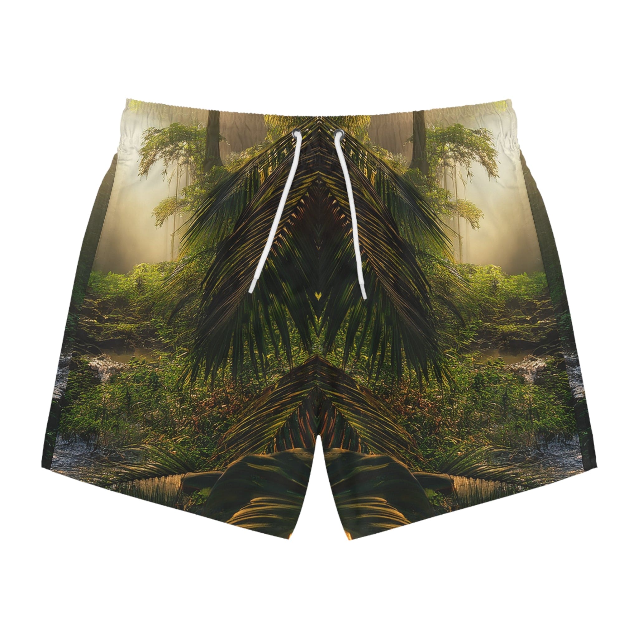 Rainforest Retreat Swim Trunks – Into the Wild Edition All Over Prints