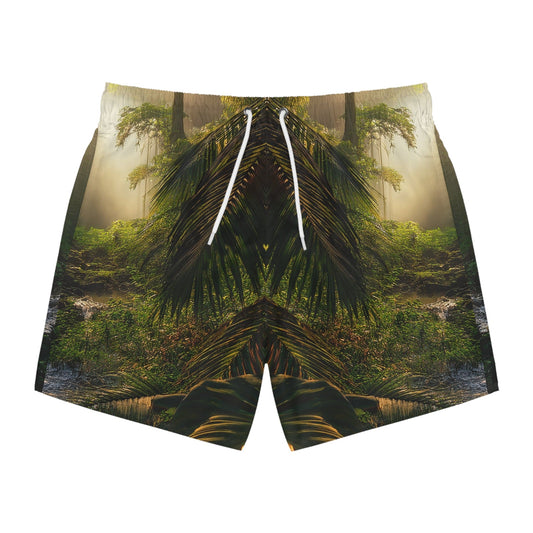 Rainforest Retreat Swim Trunks – Into the Wild Edition All Over Prints