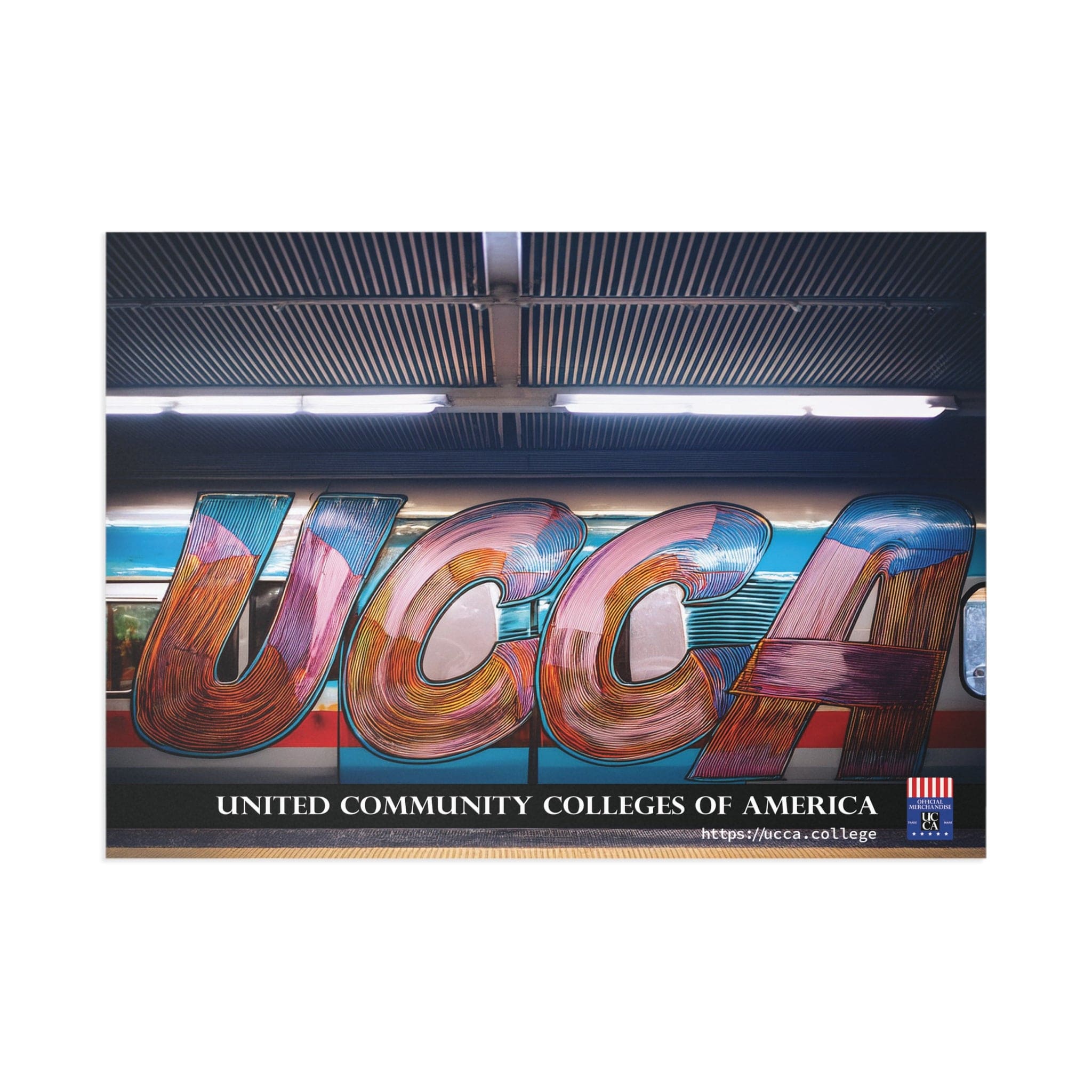 Retro Subway Vibes: UCCA Fine Art Postcard - 2 sizes available 7