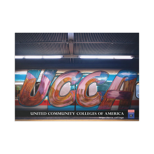 Retro Subway Vibes: UCCA Fine Art Postcard - 2 sizes available 7" x 5" (Horizontal) / 1 pc / Glossy Paper products