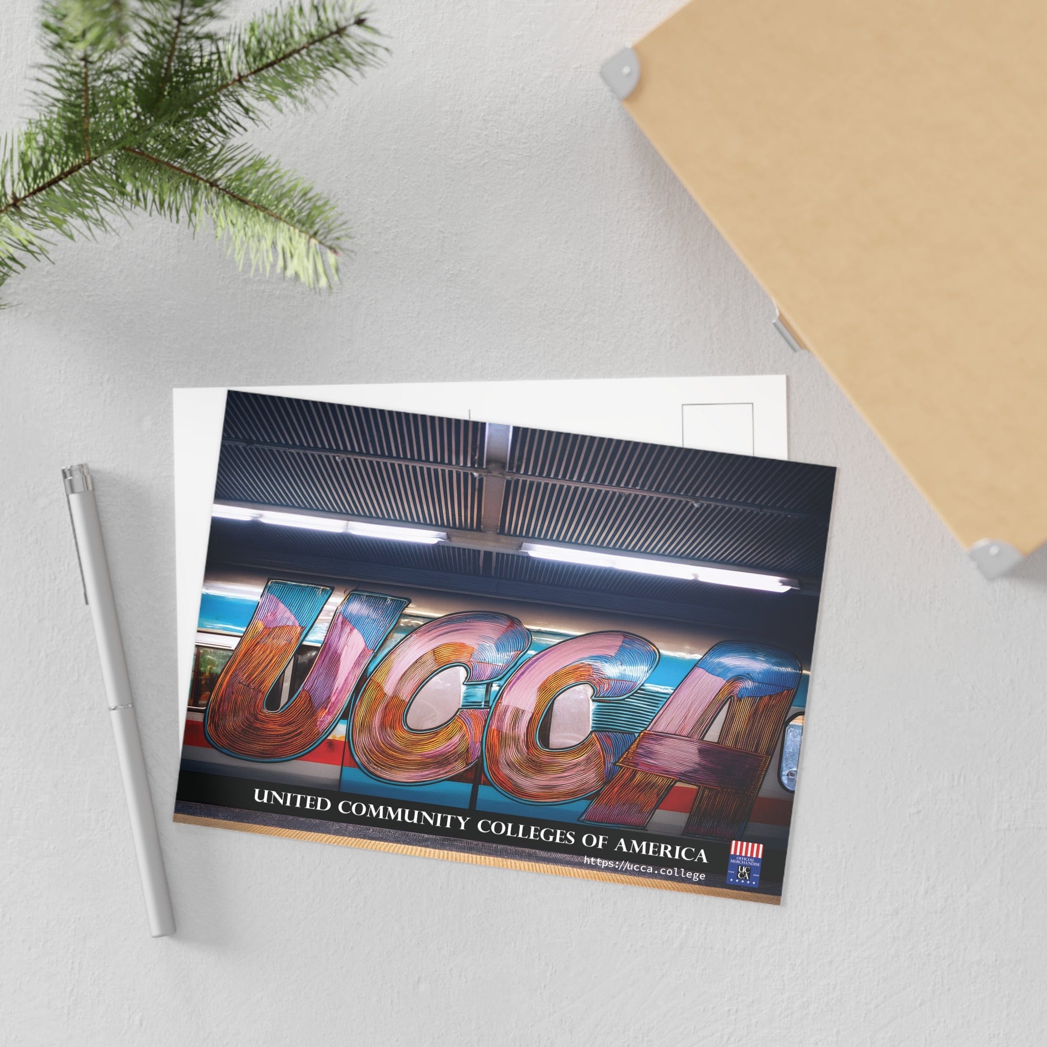 Retro Subway Vibes: UCCA Fine Art Postcard - 2 sizes available Paper products