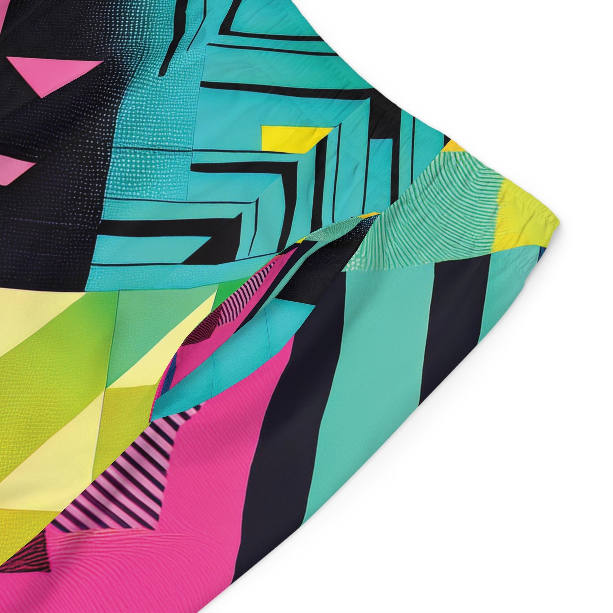 Ride the Wave: Neon Energy Board Shorts All Over Prints