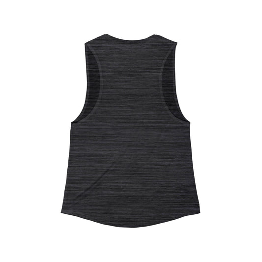 "Sakura Elegance" Women’s Flowy Scoop Muscle Tank Tank Top
