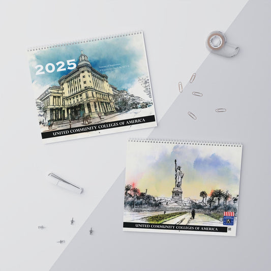 Seasons of Inspiration: A Watercolor Study in American Landscapes Wall Calendars (2025) 14" x 11.5" / Glossy Calendar