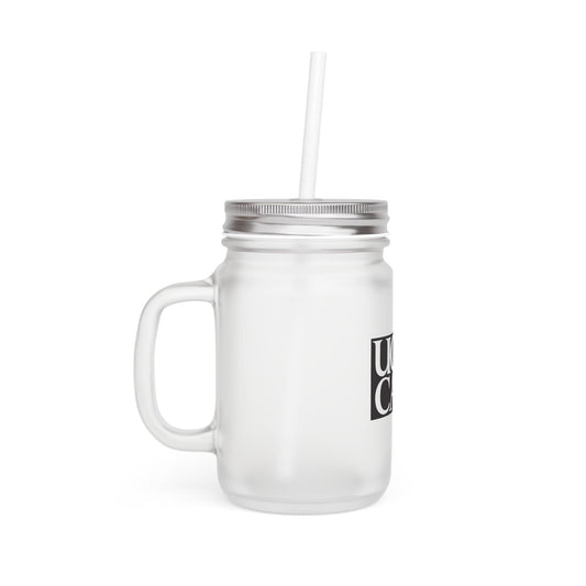 Sip in Style with Our Custom Frosted Mason Jars! 12oz / Transparent / Frosted Mug