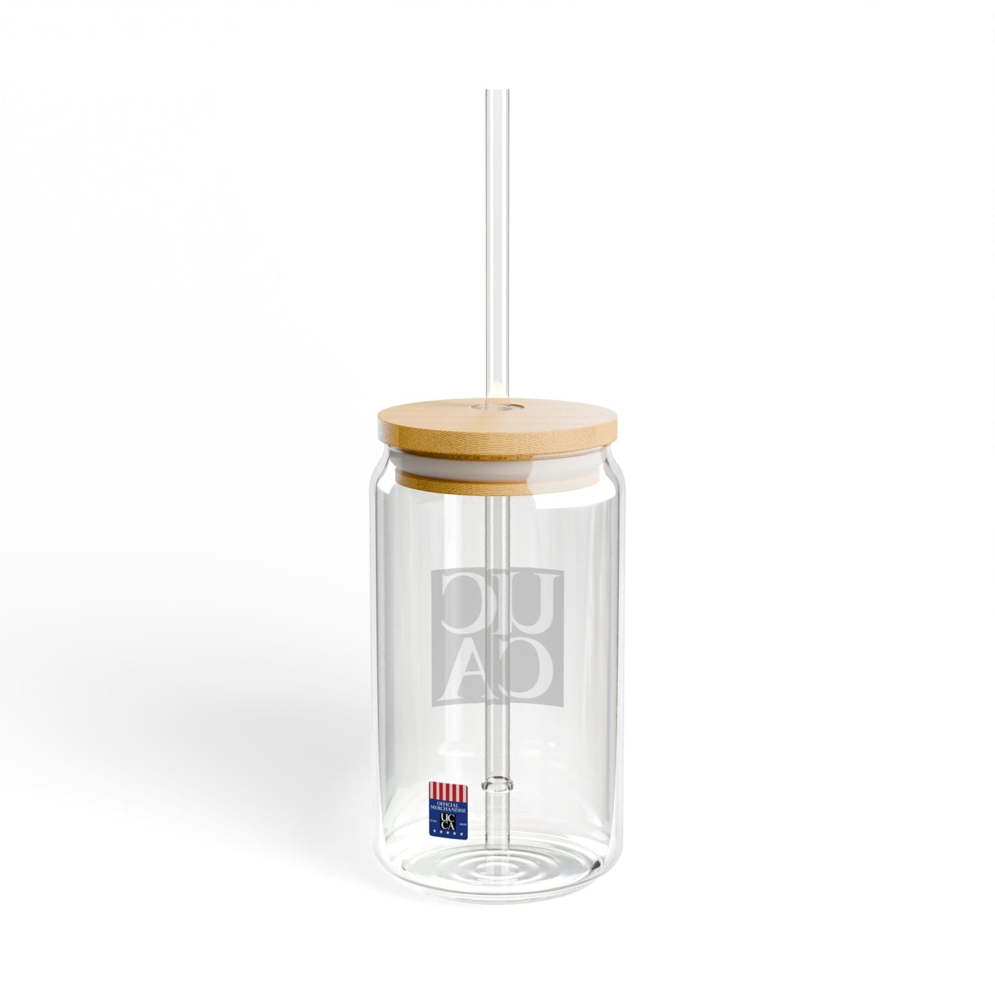 Sip in Style with the UCCA 16oz Sipper Glass With lid and straw / 16oz Mug