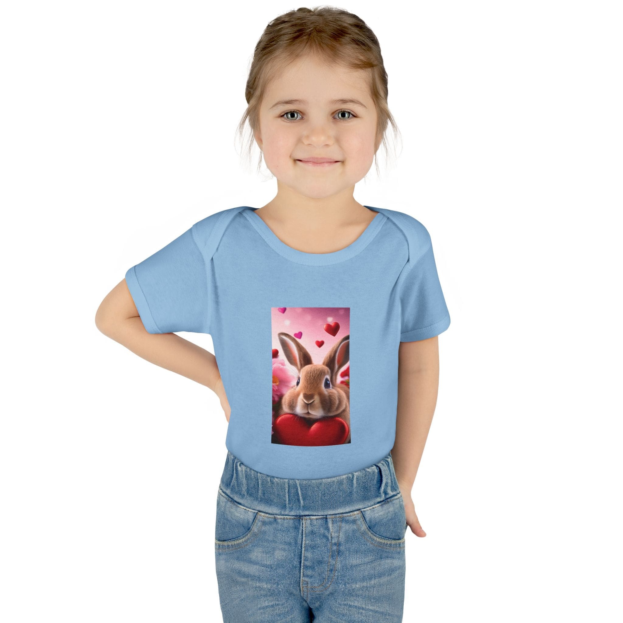 Snuggle Bunny Bodysuit – Girls’ Edition NB (0-3M) / Light Blue Kids clothes