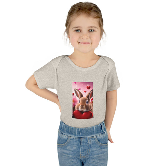 Snuggle Bunny Bodysuit – Girls’ Edition NB (0-3M) / Natural Heather Kids clothes