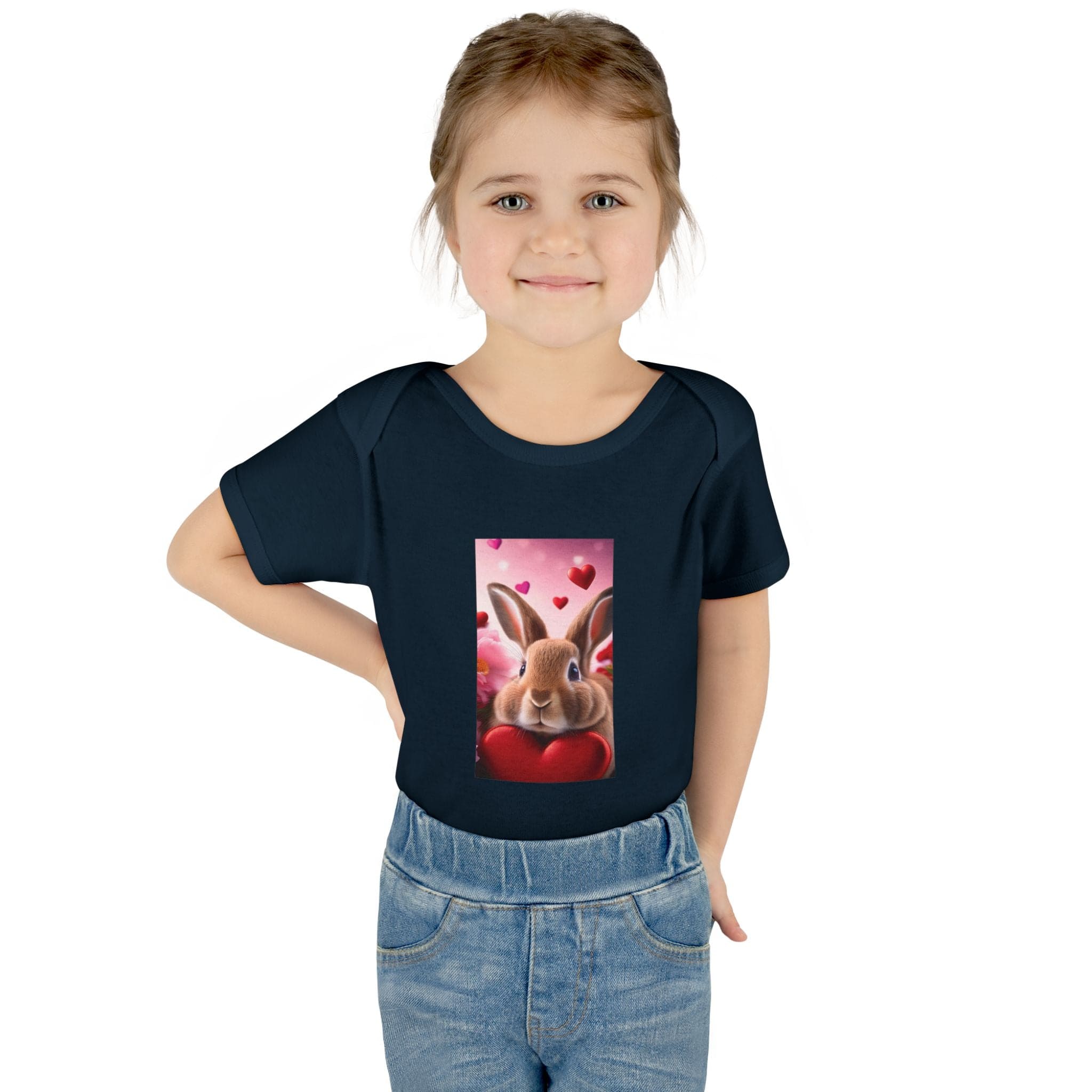 Snuggle Bunny Bodysuit – Girls’ Edition NB (0-3M) / Navy Kids clothes