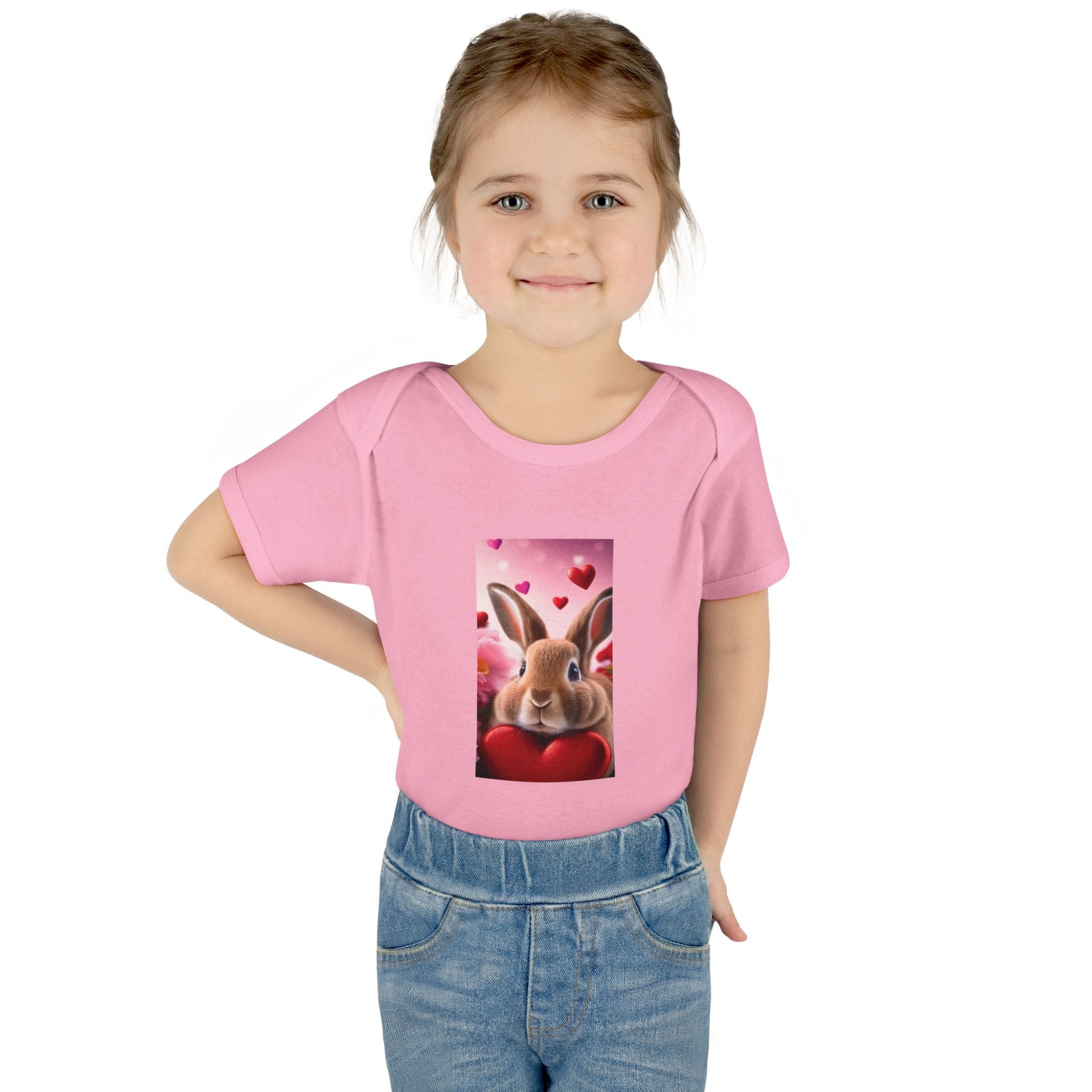 Snuggle Bunny Bodysuit – Girls’ Edition NB (0-3M) / Pink Kids clothes