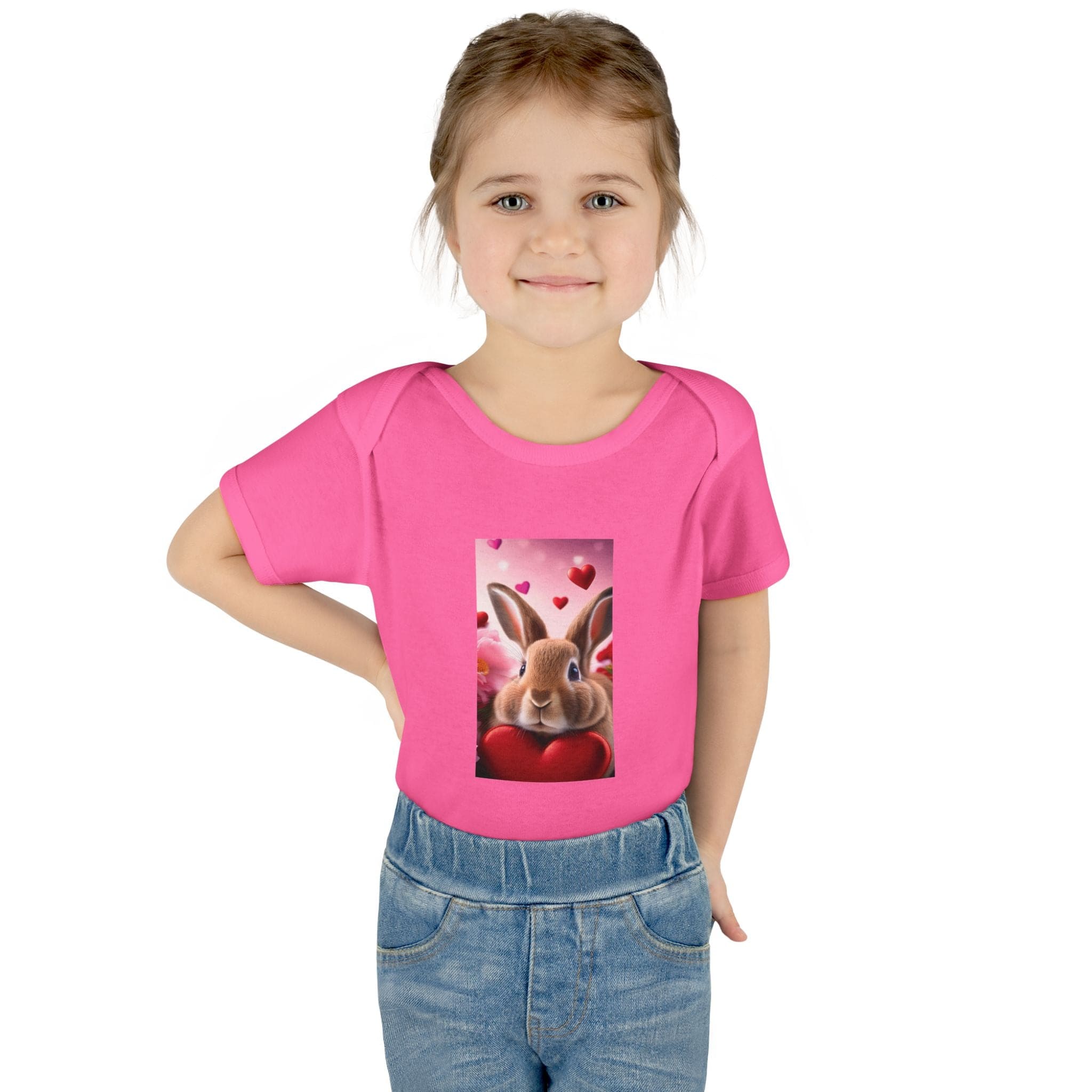 Snuggle Bunny Bodysuit – Girls’ Edition NB (0-3M) / Raspberry Kids clothes