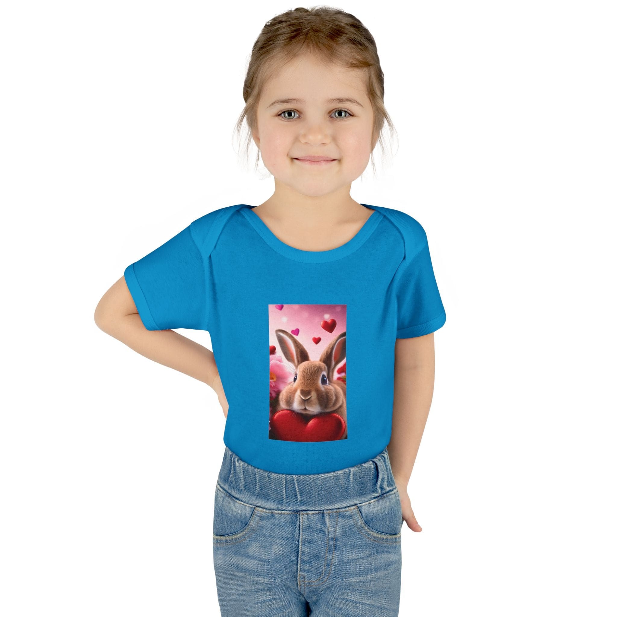 Snuggle Bunny Bodysuit – Girls’ Edition NB (0-3M) / Turquoise Kids clothes