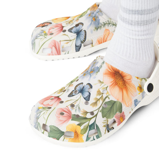 Soft Bloom Comfort Clogs US 6 (Women's) / White Shoes