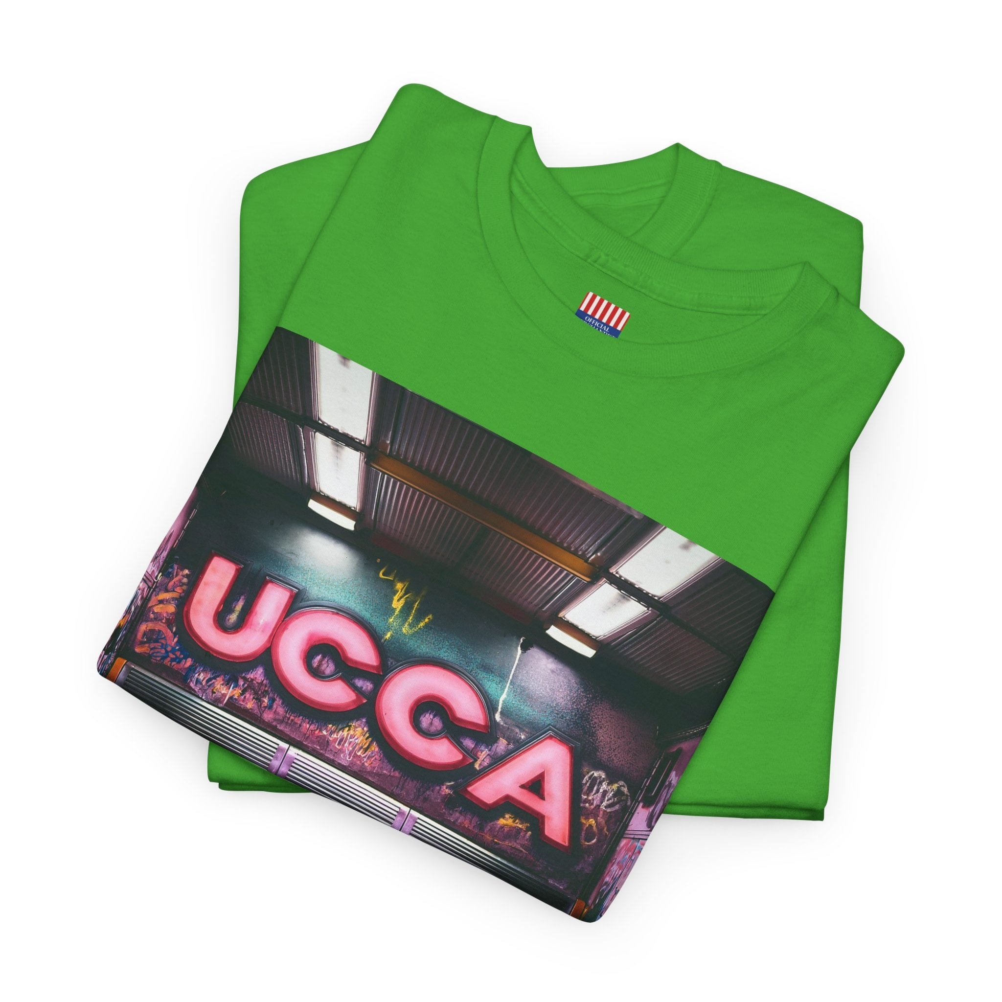 Step Back in Style: Retro Vibes, Modern Threads with a UCCA Edge - Unisex Heavy Cotton Tee T-Shirt