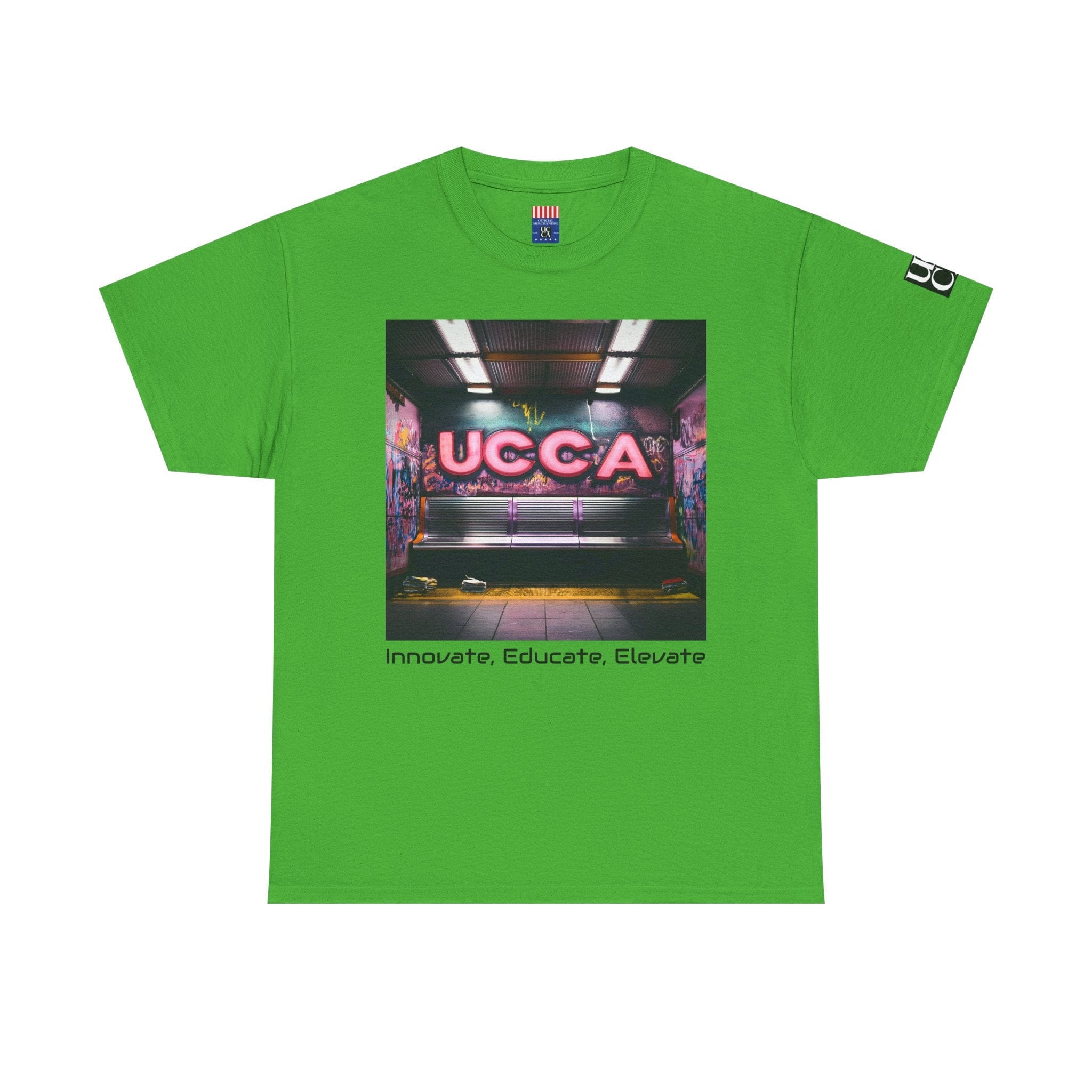 Step Back in Style: Retro Vibes, Modern Threads with a UCCA Edge - Unisex Heavy Cotton Tee T-Shirt