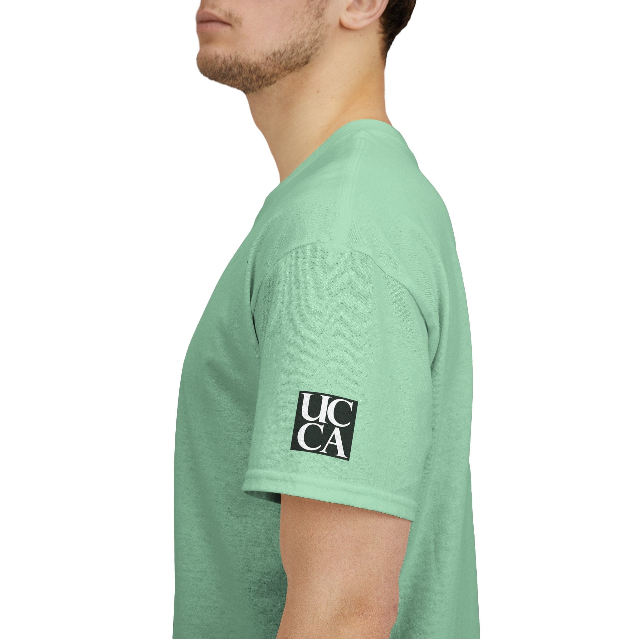 Step Back in Style: Retro Vibes, Modern Threads with a UCCA Edge - Unisex Heavy Cotton Tee T-Shirt