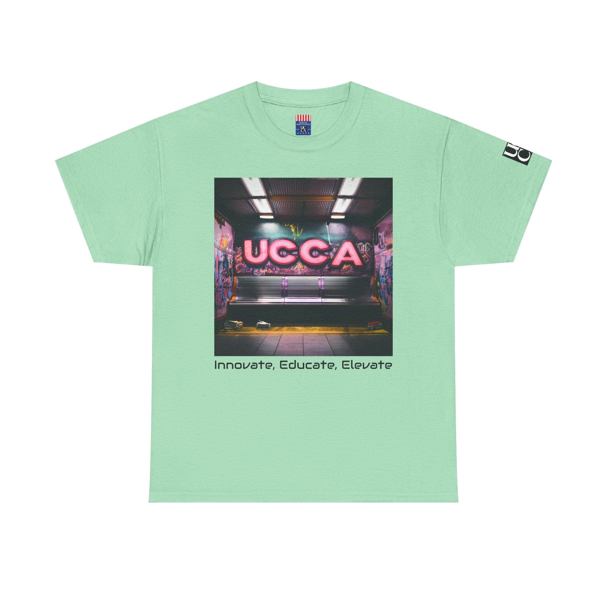 Step Back in Style: Retro Vibes, Modern Threads with a UCCA Edge - Unisex Heavy Cotton Tee T-Shirt