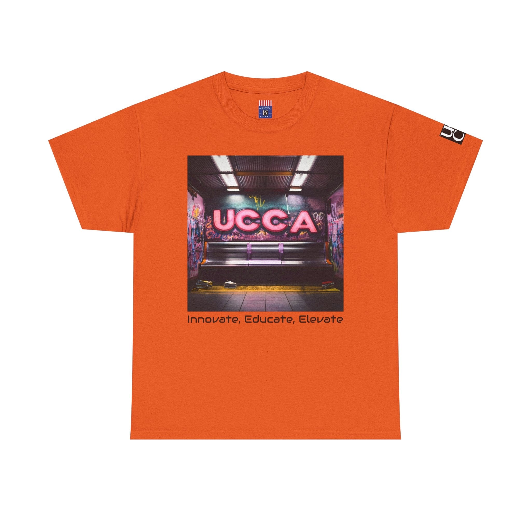 Step Back in Style: Retro Vibes, Modern Threads with a UCCA Edge - Unisex Heavy Cotton Tee T-Shirt